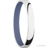 14K White Gold and Crushed Orchid Cerakote Band by Lashbrook Designs