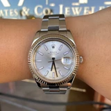 Rolex 41mm DateJust Stainless Steel Oyster Bracelet