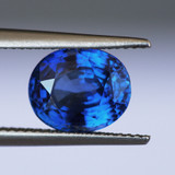 Ceylon Velvet Blue Sapphire 4.60ct Oval Unheated Natural