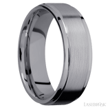 7mm Tantalum Step Edge Men's Band by Lashbrook Designs