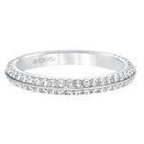 LIANA ArtCarved Diamond Wedding Band