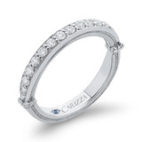 Carizza Bow Detail Diamond Wedding Band