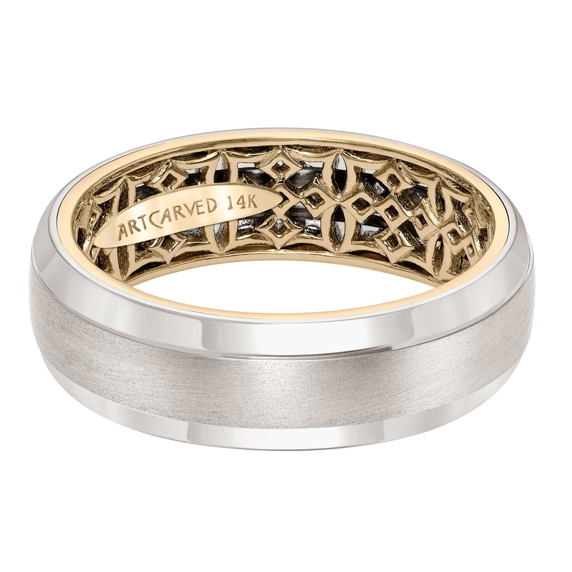 ArtCarved Mens Wedding Bands In Gold And Palladium 30 Day Returns   R Wv14a7 1  68418.1649705401 