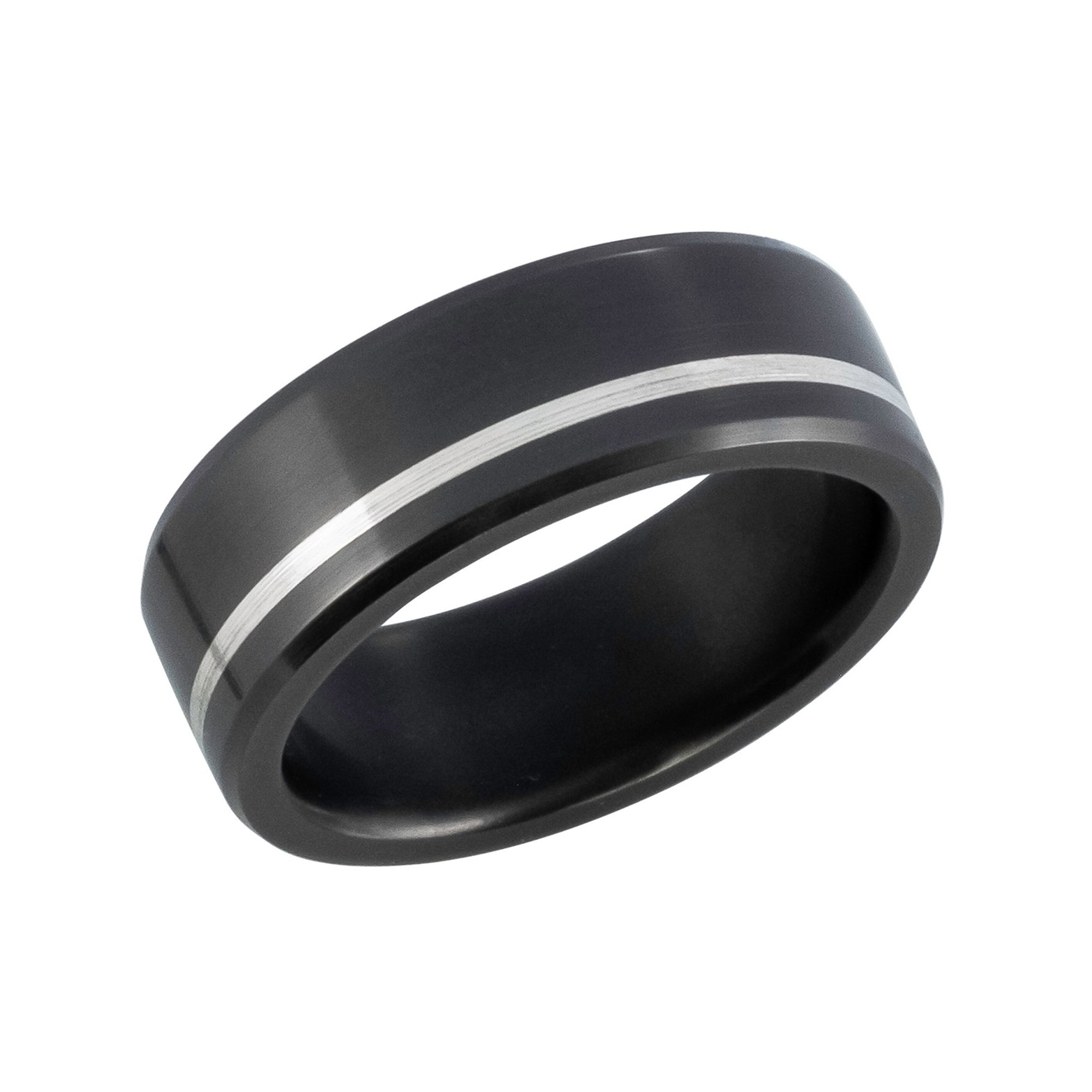 elysium ares offset silver wedding band 89821.1691267949