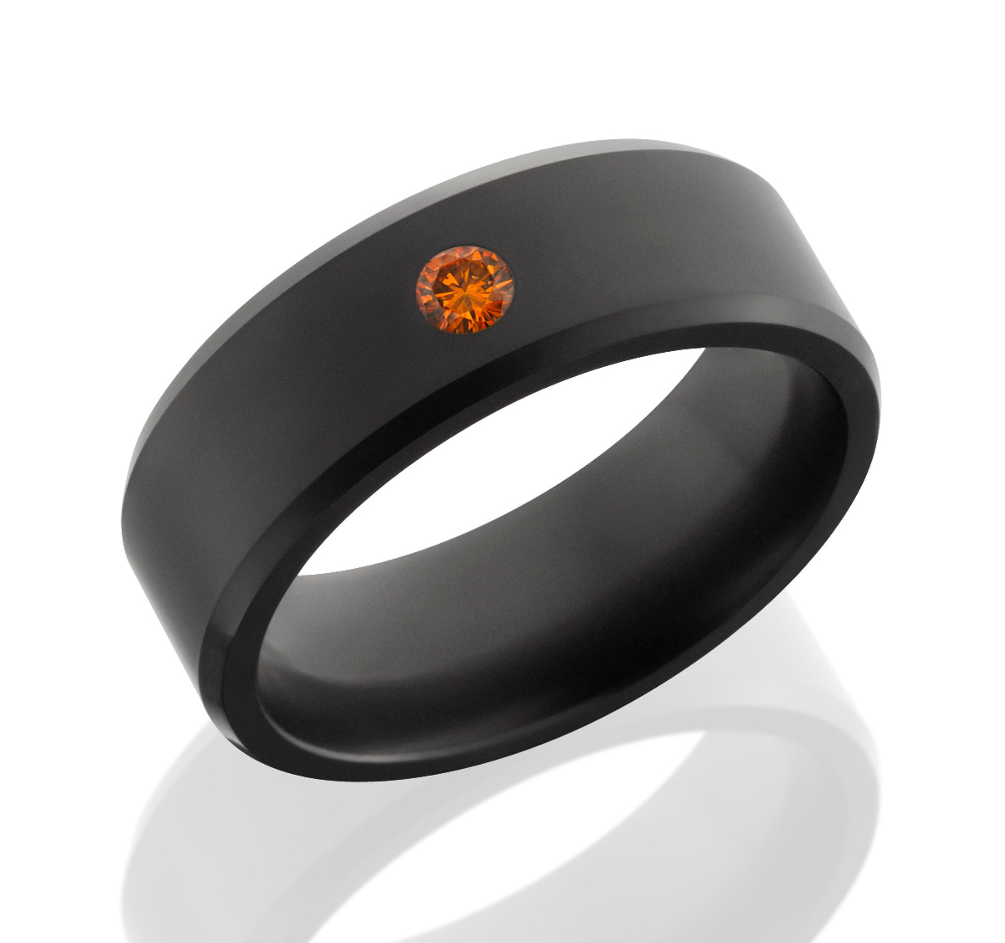 The Infinity Men's Thin Black Wedding Band – Modern Gents