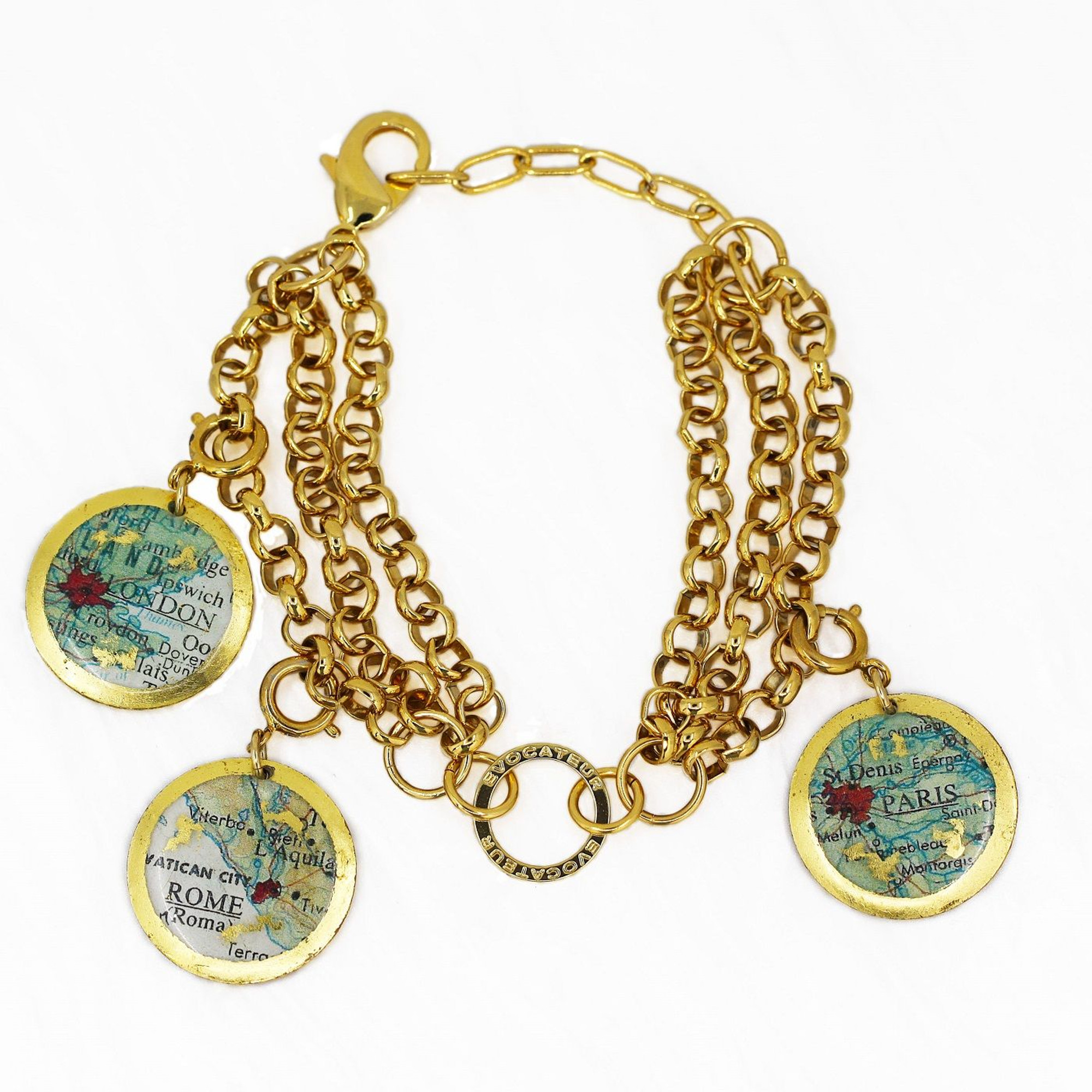 Mallary Marks 22K and 18K Yellow Gold Multi Gemstone Charm Bracelet –  Long's Jewelers