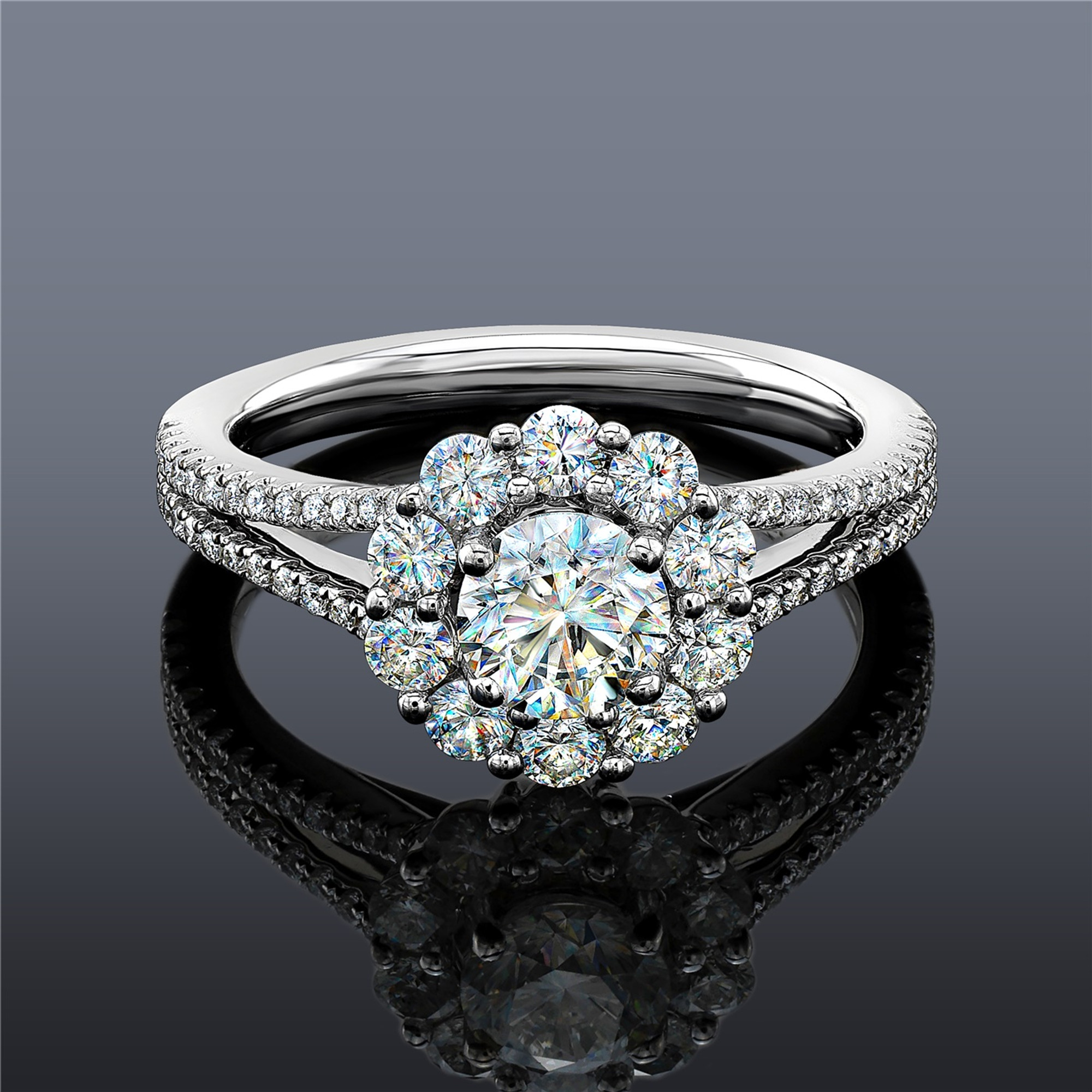 Vera Lab Grown Diamond Wedding Ring, Channel, 1.3 Carat, Platinum – Best  Brilliance