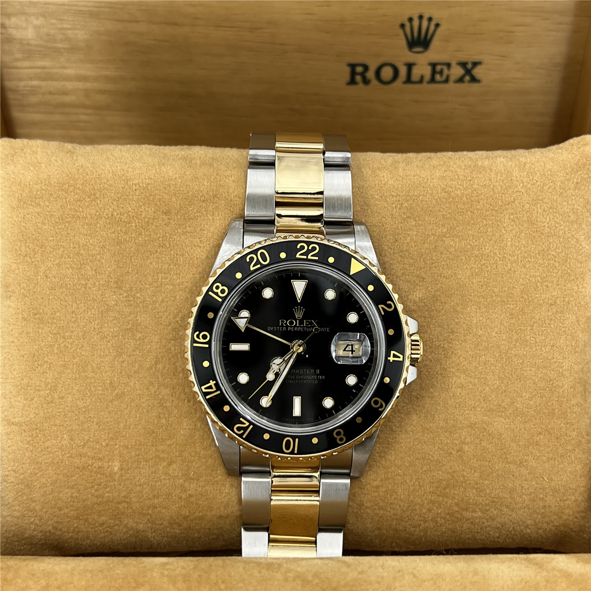 Rolex GMT MASTER II Two Tone Watch