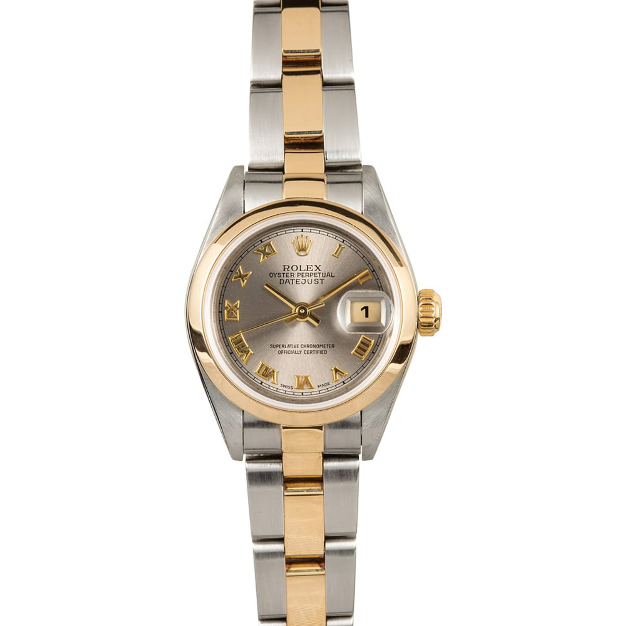 Ladies Rolex DateJust, 18K and Stainless Steel