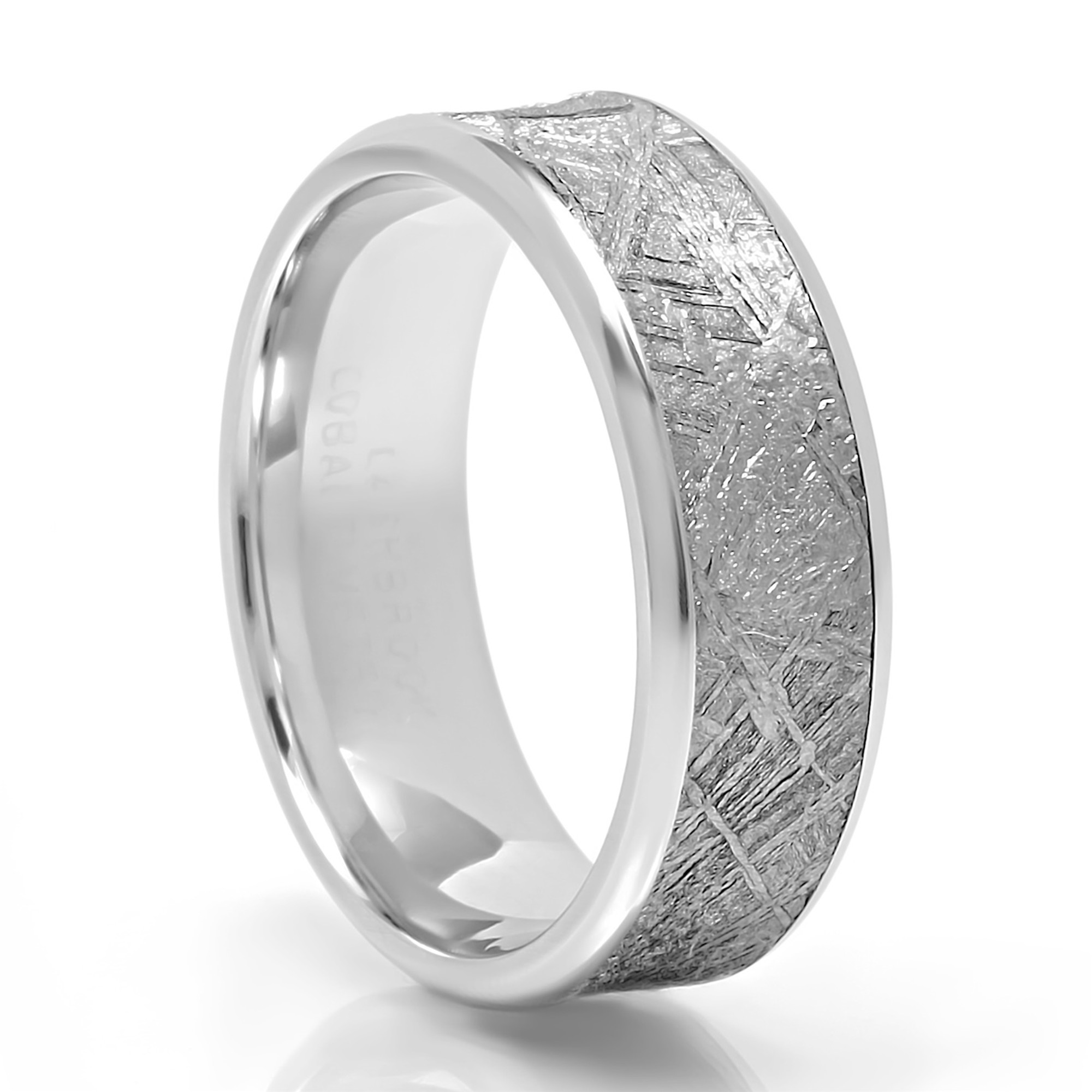 Lashbrook Meteorite & Cobalt Concave Ring - FUSION