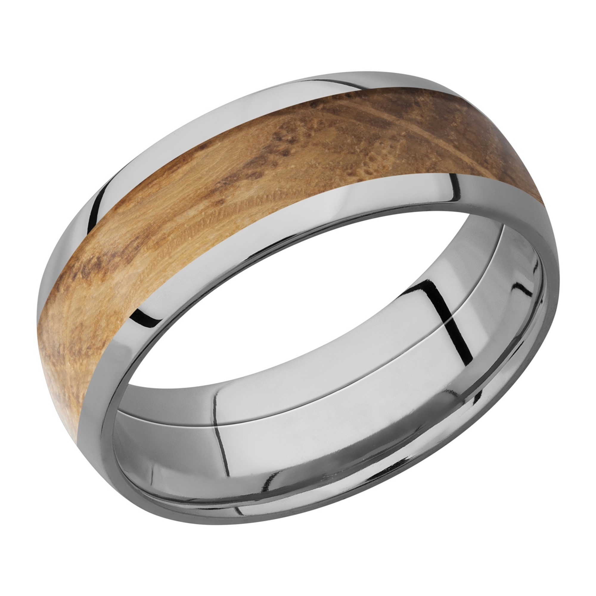 Whiskey Barrel Hardwood and Cobalt Chrome Band