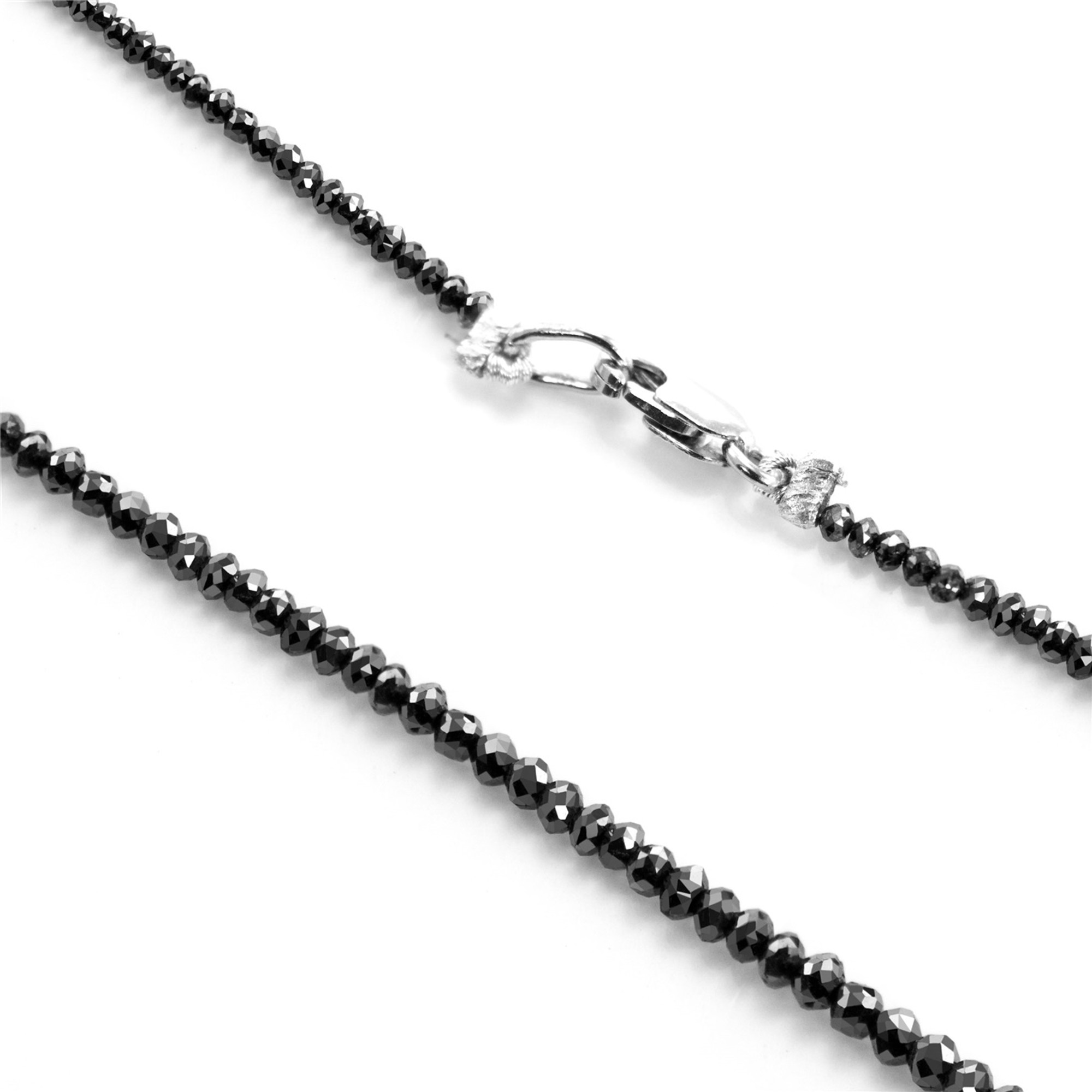 Black Diamond Beads Necklace From Jogi Gems At Low Price. Shop Now! | Black  diamond necklace, Black diamond jewelry, Black diamond chain
