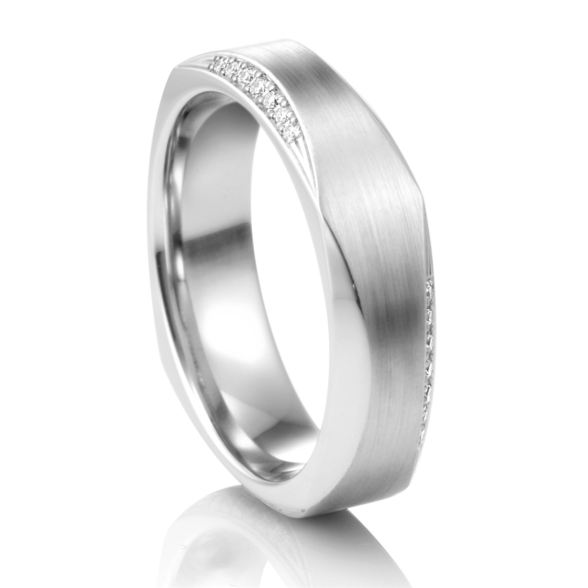 X1238310PD Palladium 10mm Comfort Fit Plain Wedding Ring