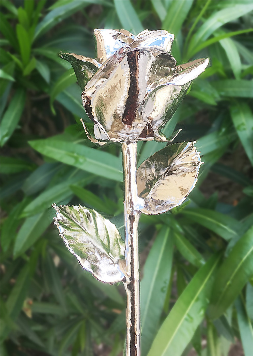 Platinum Dipped Real Rose, a gift she will treasure forever