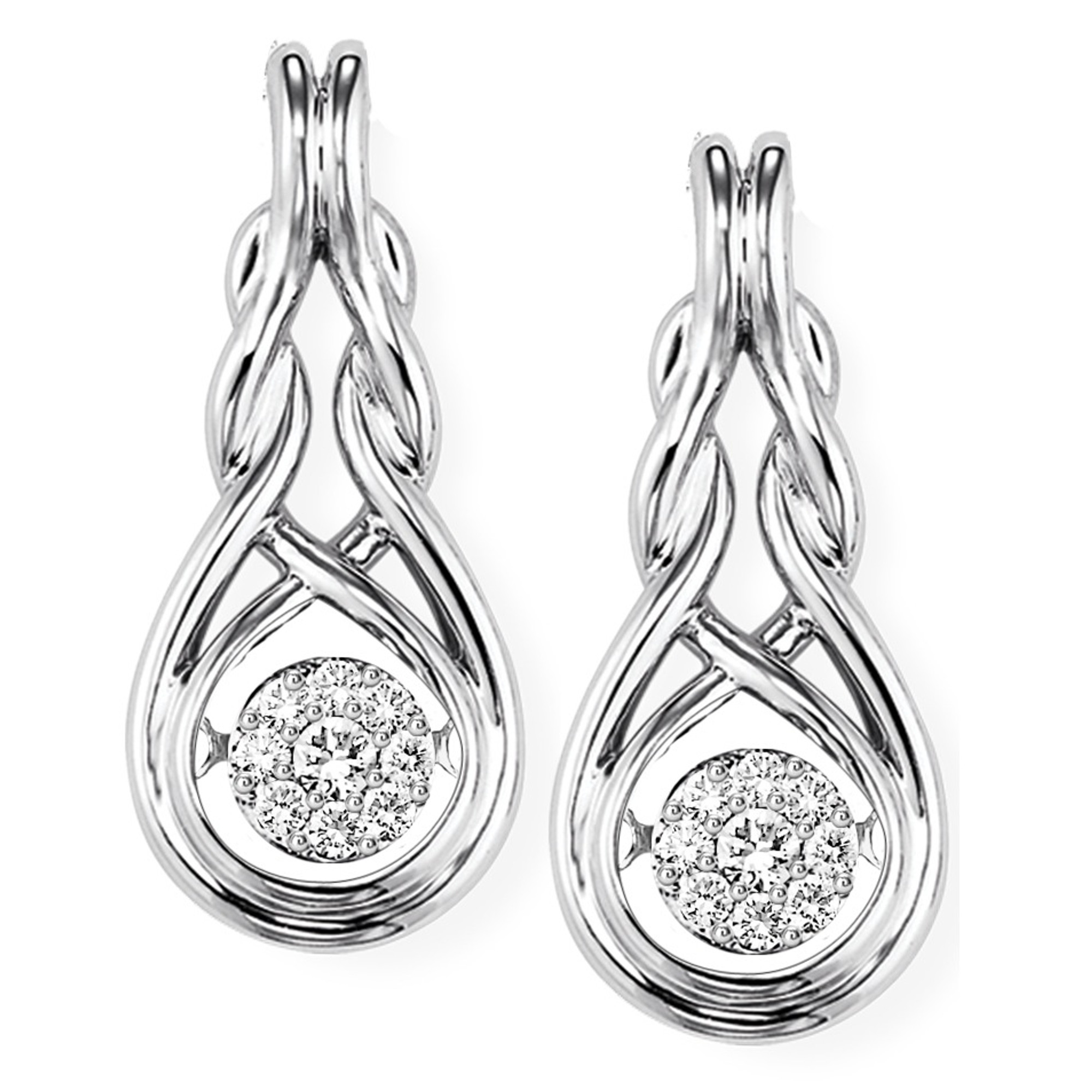 Buy Shaya 92.5 Sterling Silver Pushing Boundaries Heart Earrings Online At  Best Price @ Tata CLiQ