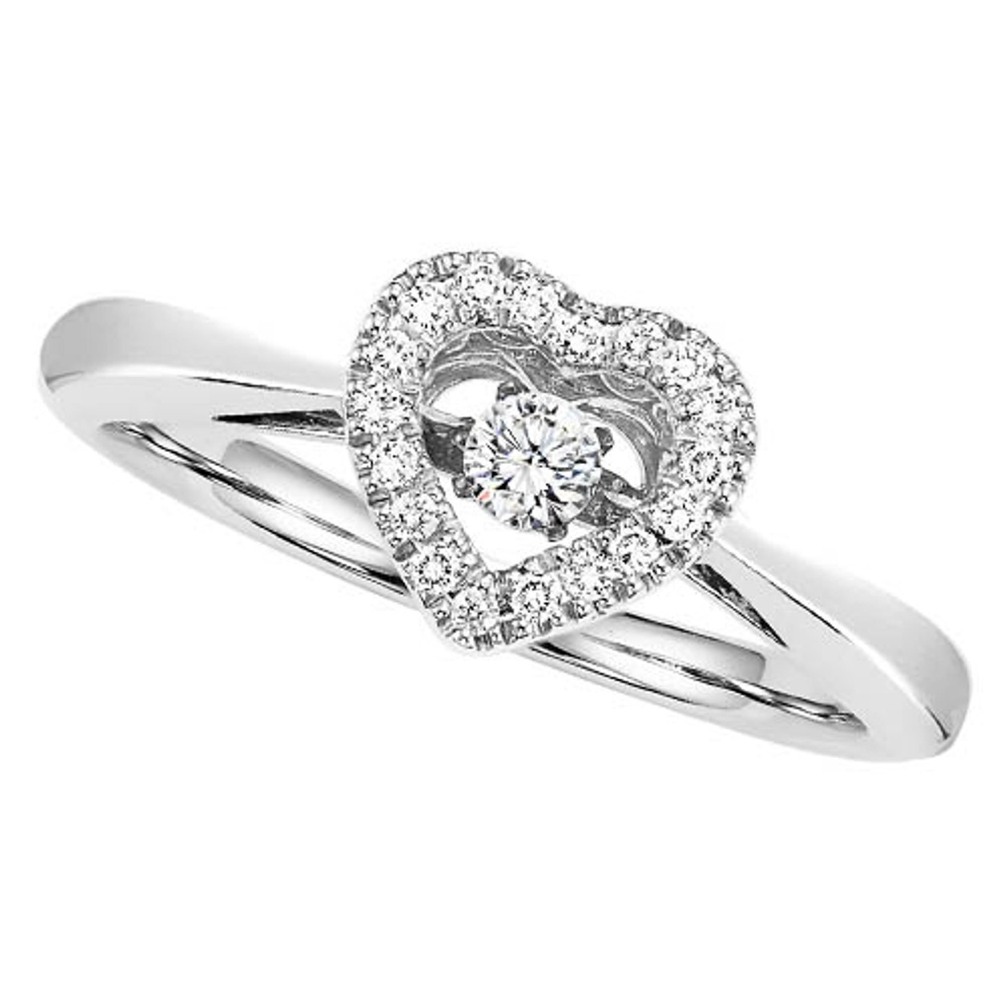 Heart shaped ring sales kay jewelers