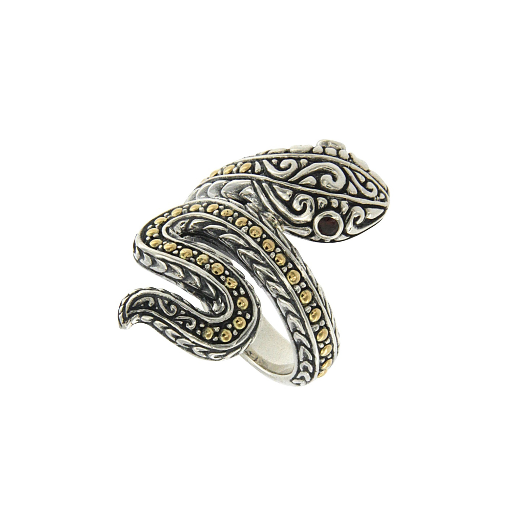 Sterling silver snake ring with enamel and Preciosa crystal Rhodium plating  | eBay