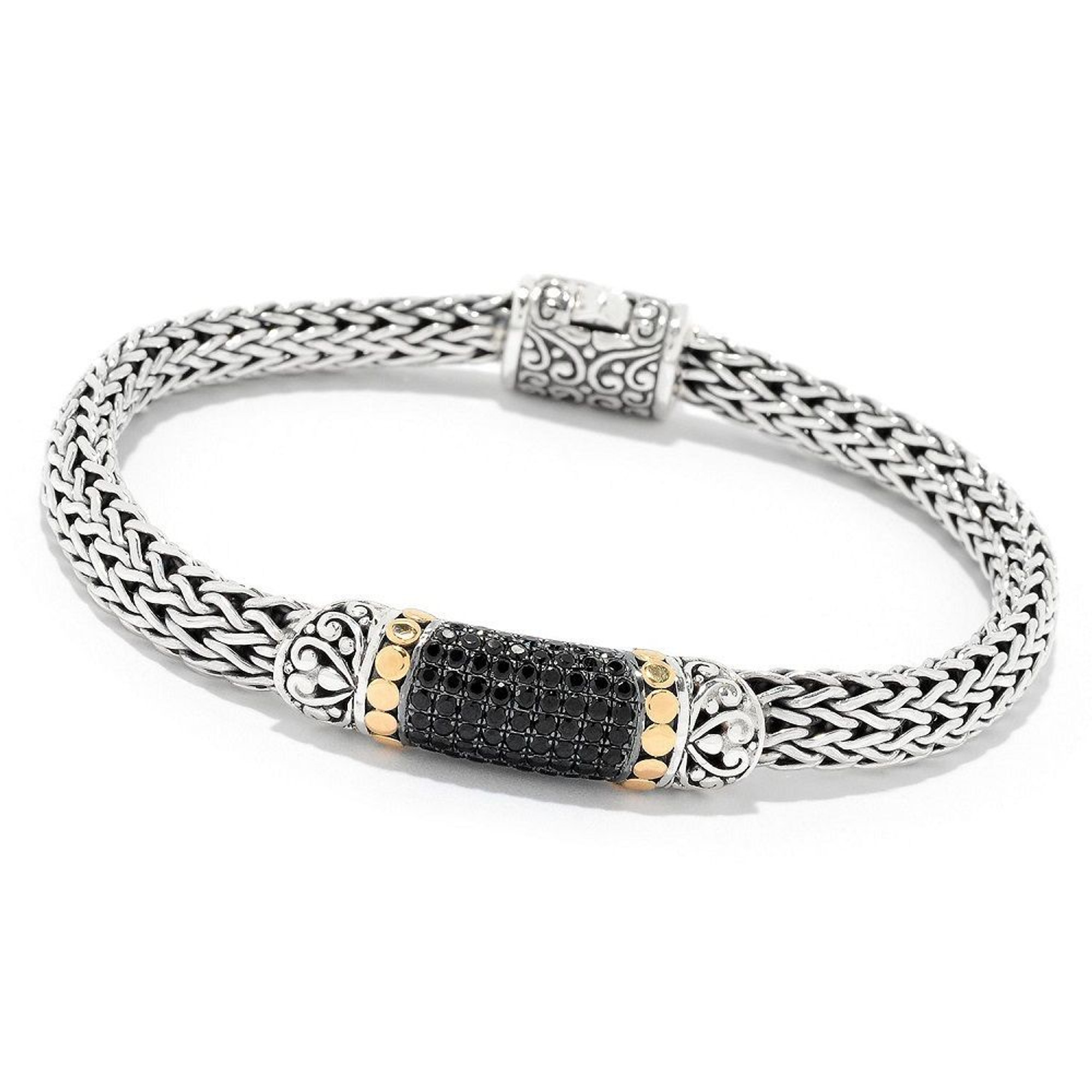 Meteorite & Black Spinel Bracelet – Covet Crystals Jewelry