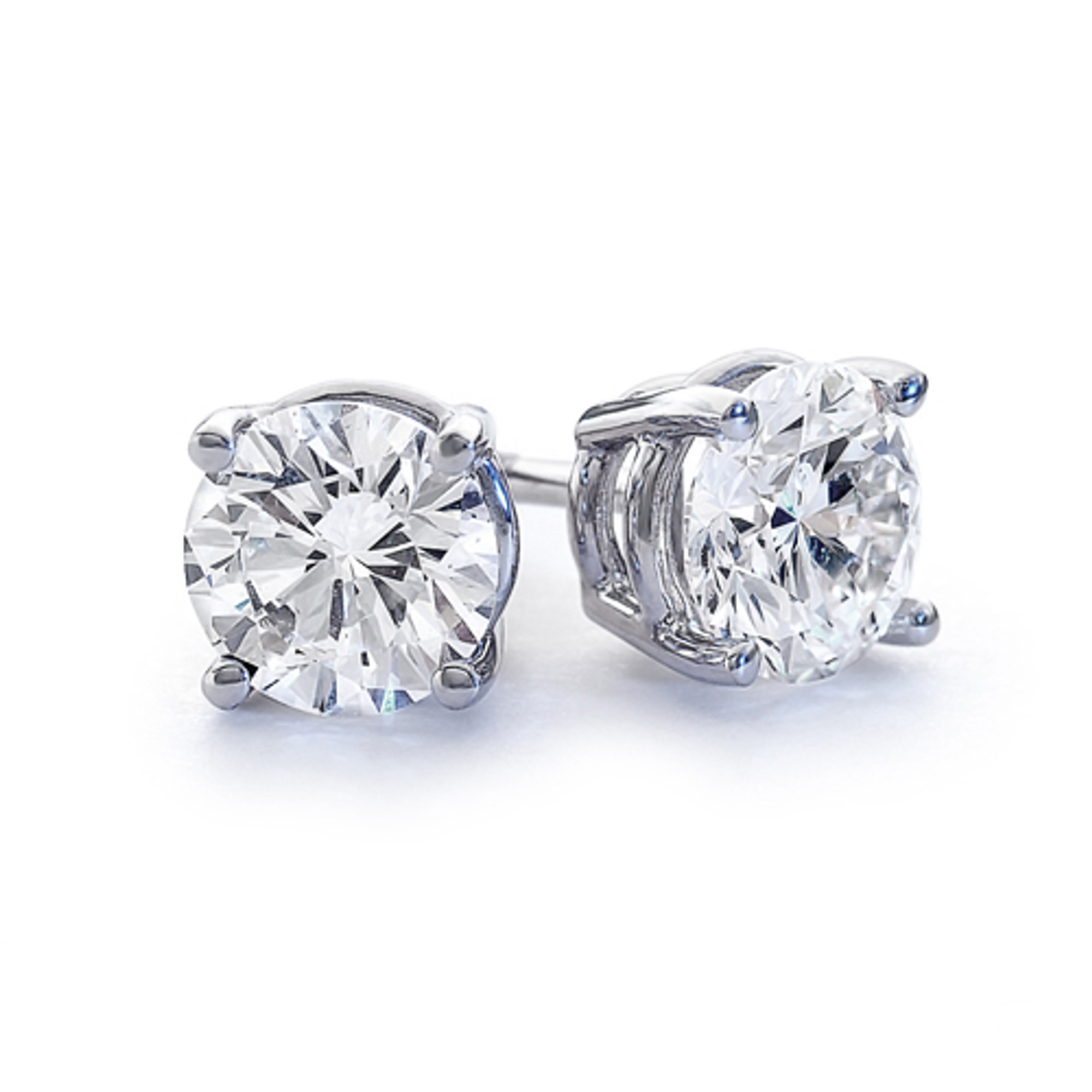 1 Carat Diamond Earrings | Single Diamond Studs & Hoops – Shiree Odiz