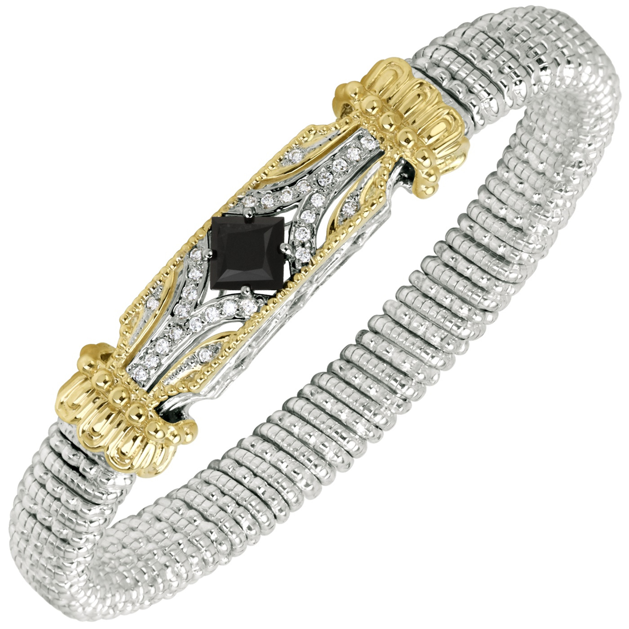 Vahan Black Onyx and Diamond Bracelet