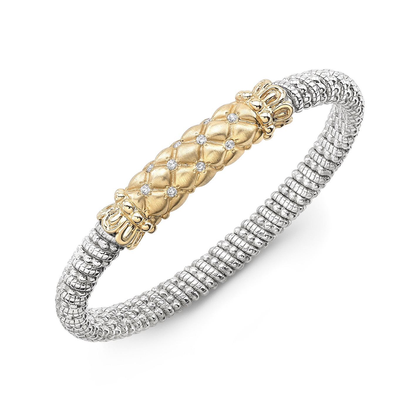 Vahan Diamond Tufted Design Bracelet