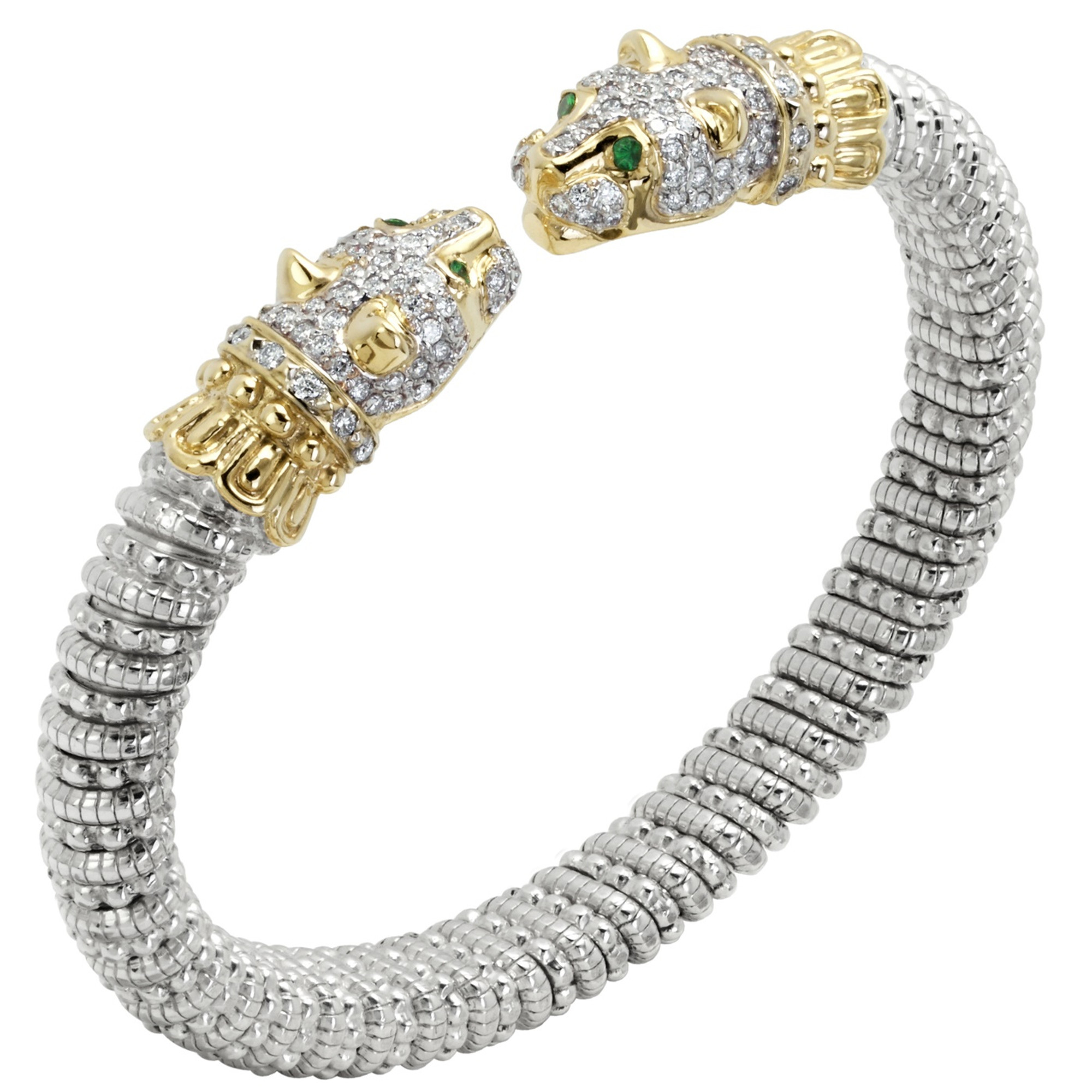 Jaguar Diamond Hinged Bangle Bracelet in 18k Yellow Gold For Sale at  1stDibs | jaguar diamond bracelet, jaguar bracelet, bracelet jaguar