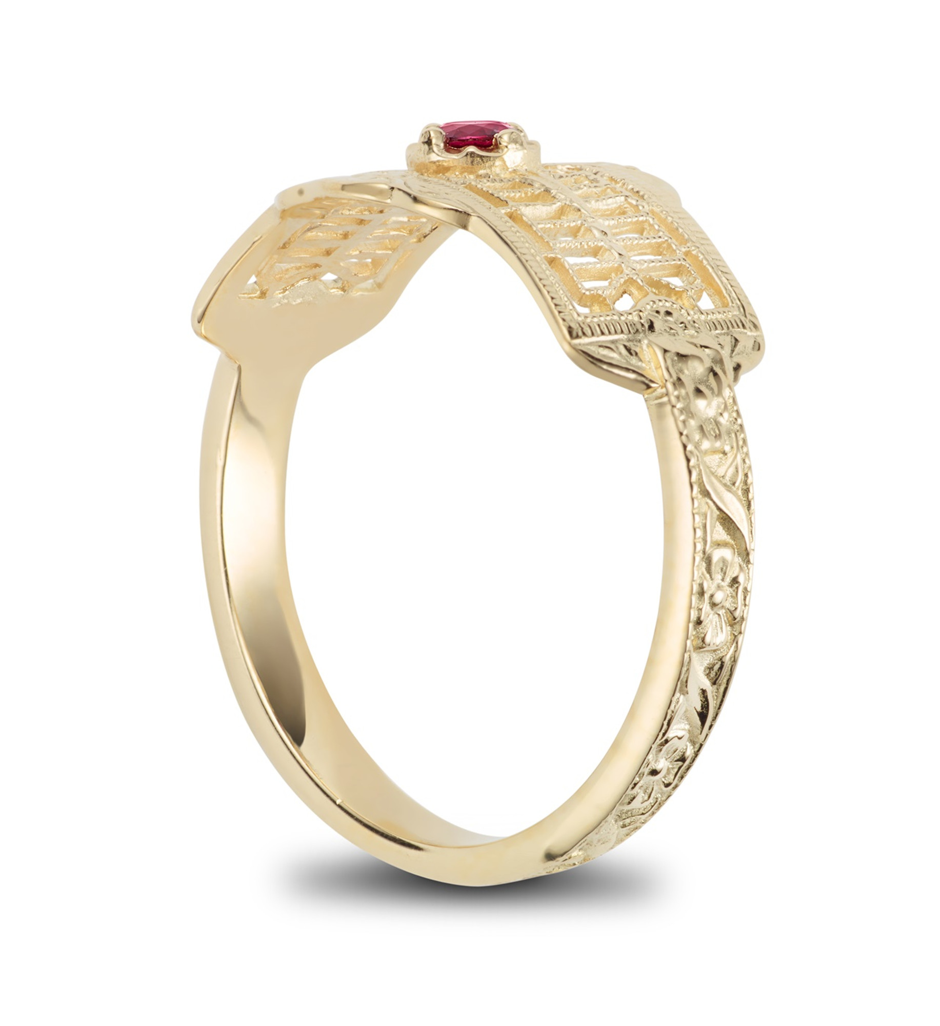 14K Gold Ruby Ring 66810: buy online in NYC. Best price at TRAXNYC.