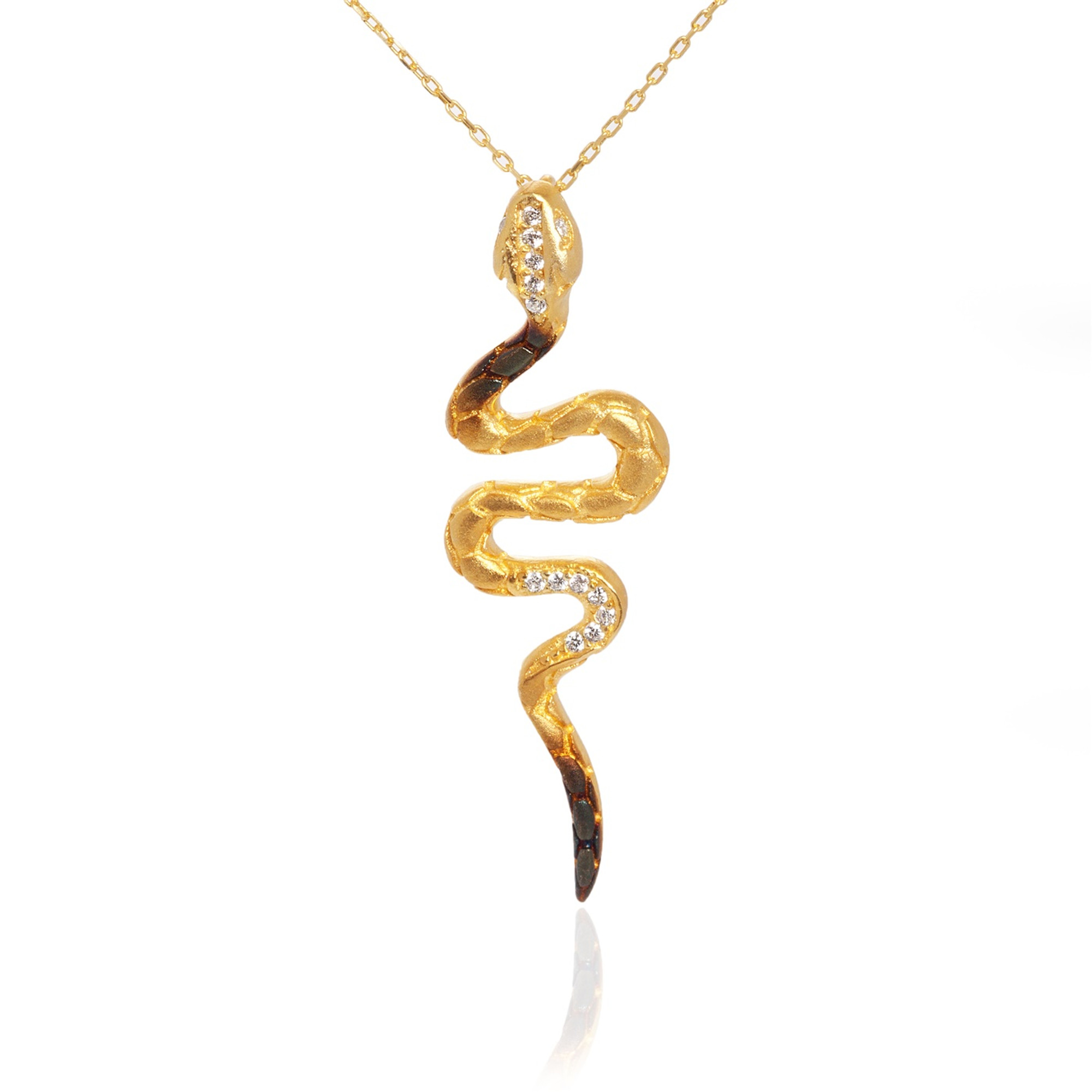 Layered Double Thin Snake Chain Necklace | Caitlyn Minimalist