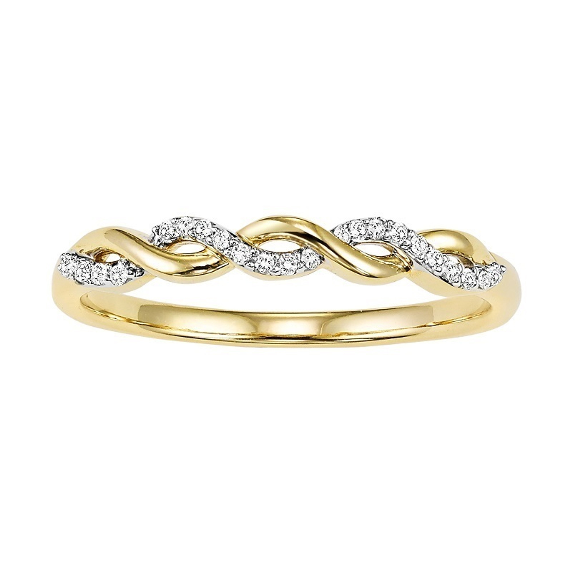 Kwiat | Twist 3-Strand Ring with Diamonds in 18K White Gold - Kwiat