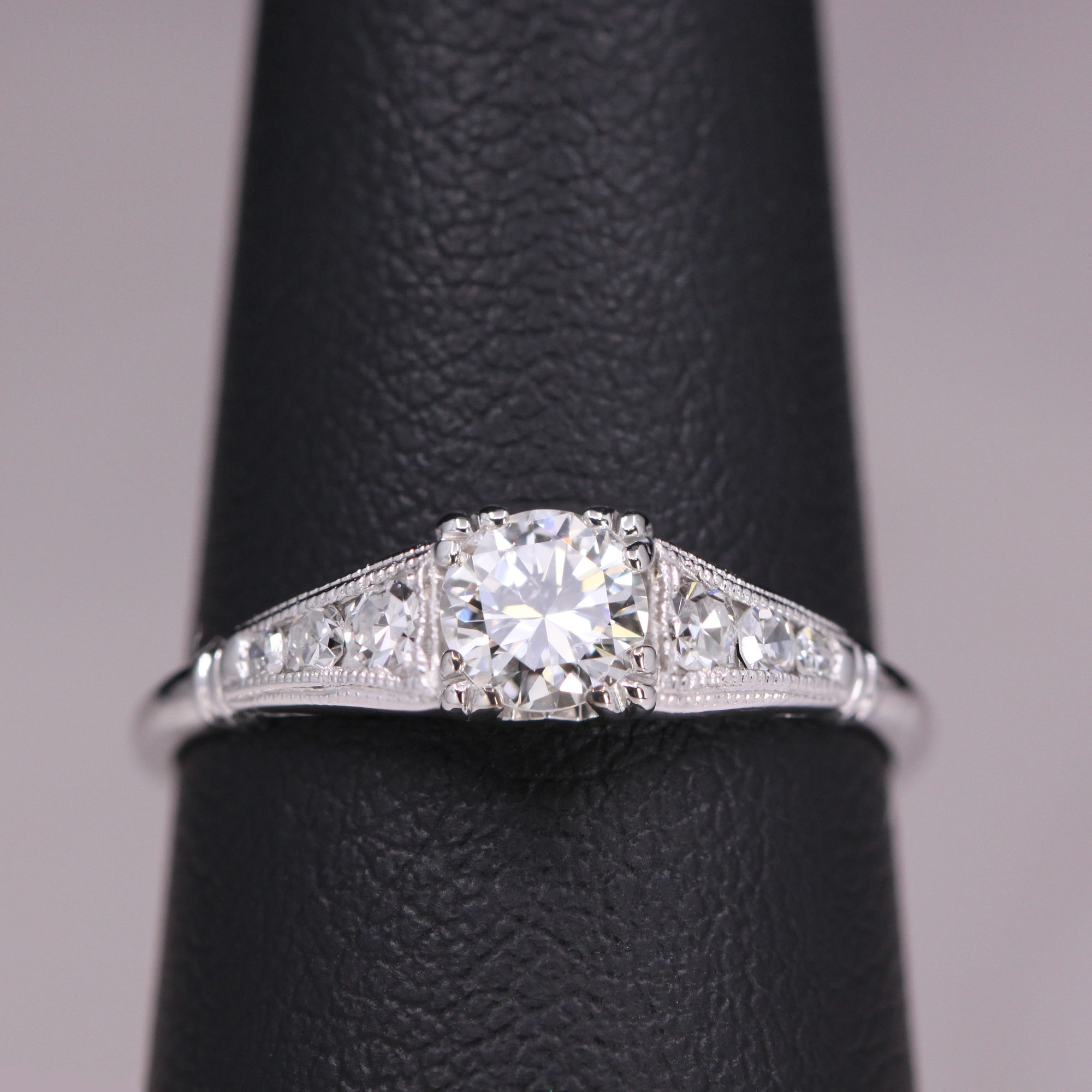 1920s Platinum & .48ctw Diamond Vintage Ring