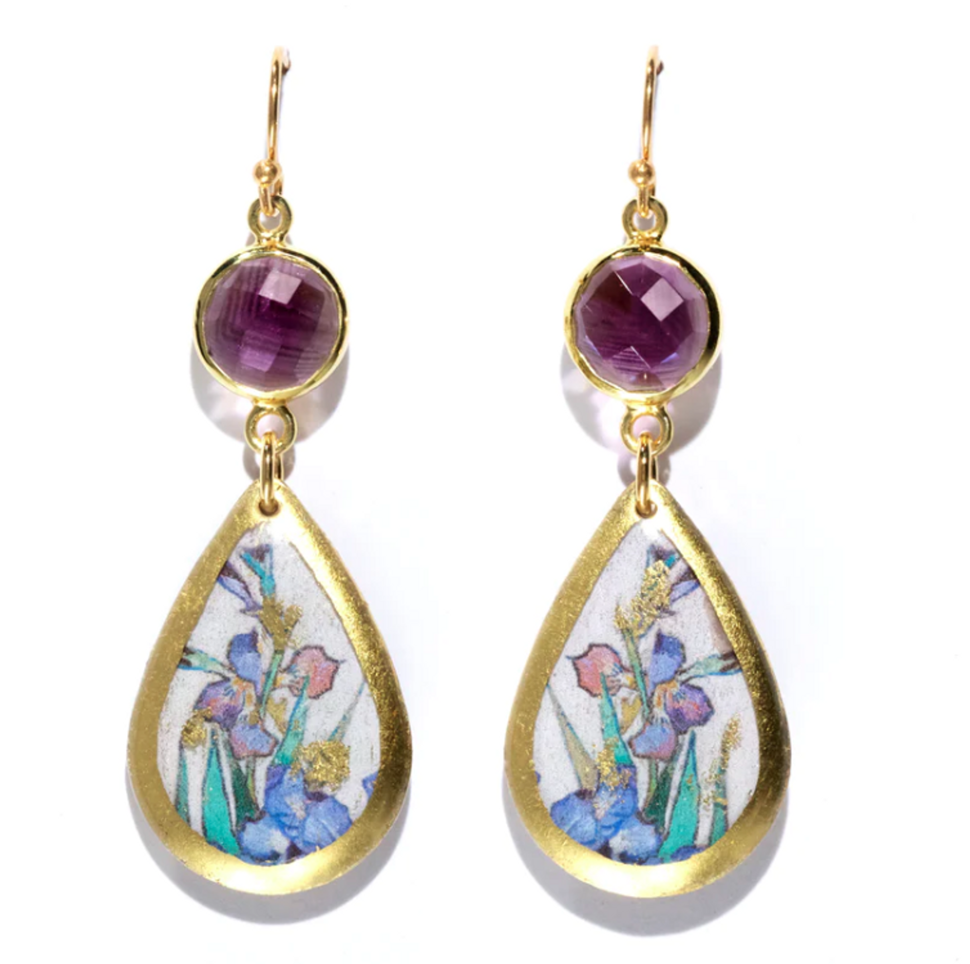 from The Garden Earrings: Irises