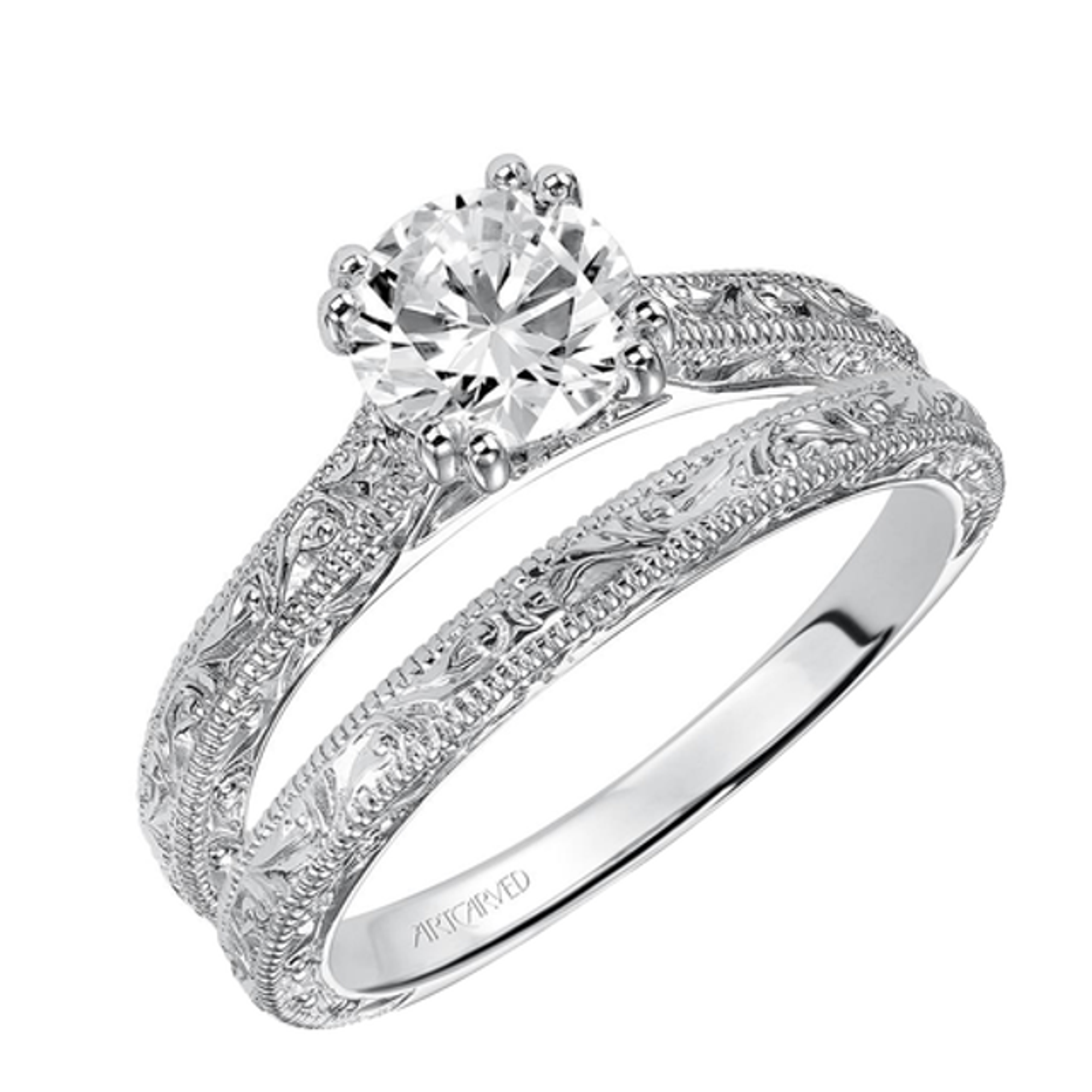 Monogram Infini Engagement Ring, White Gold and Diamond - Categories Q9M34Z