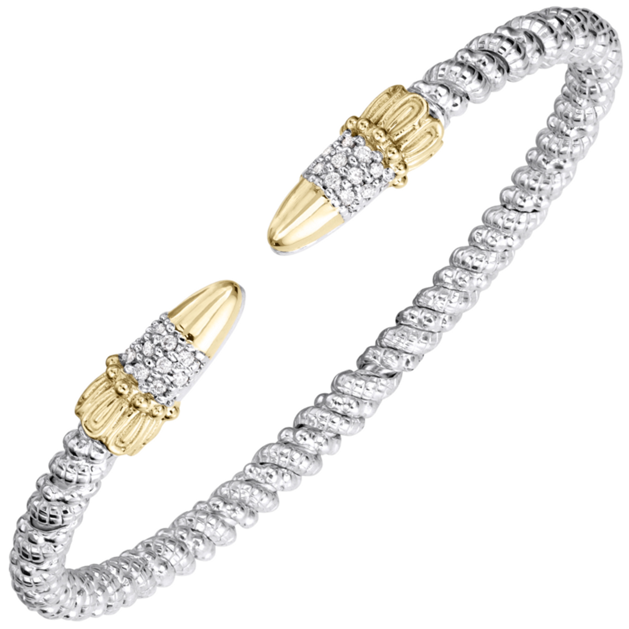 Gold & Diamond End Bracelet by Alwand Vahan