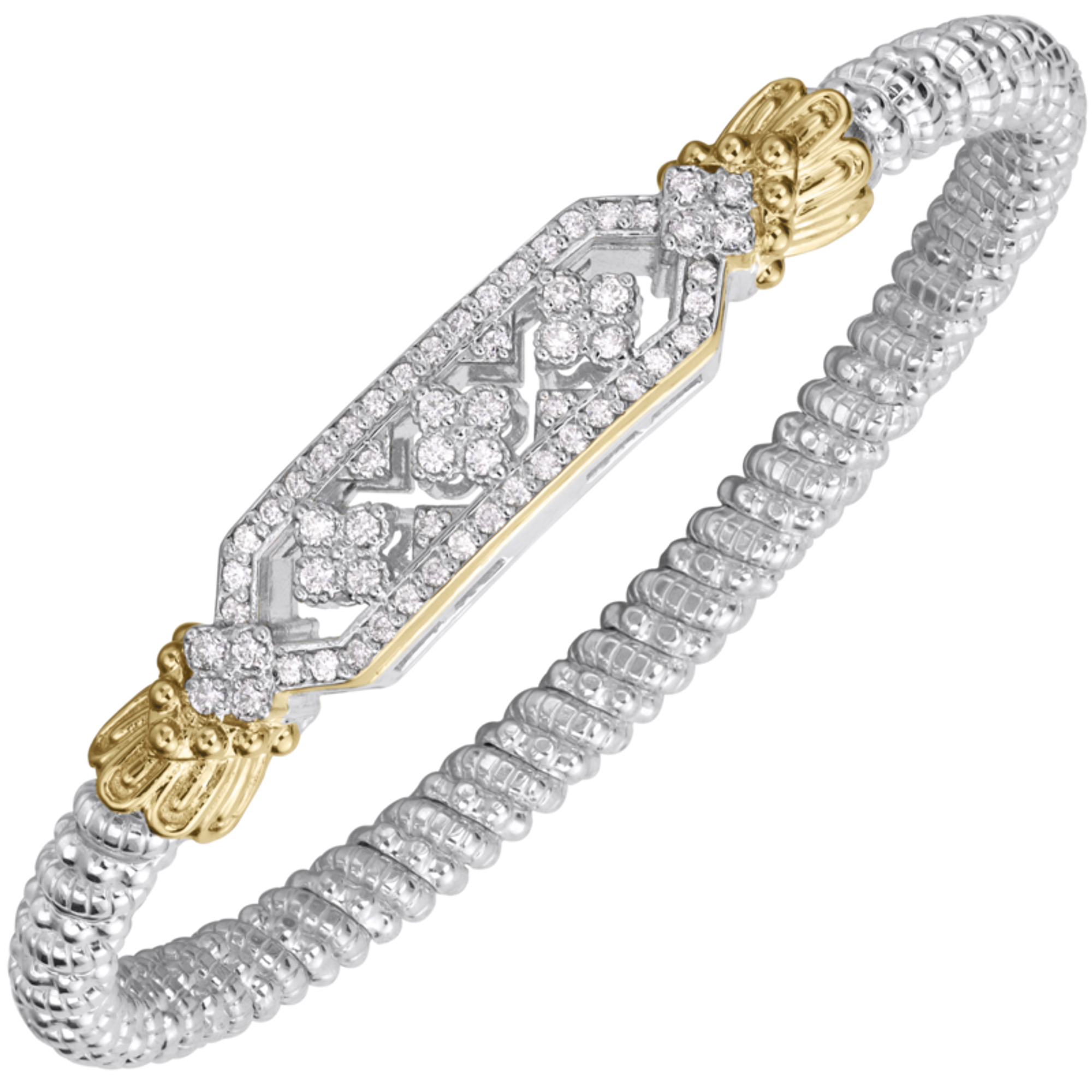 Gold & Diamond Bar Bracelet - Alwand Vahan
