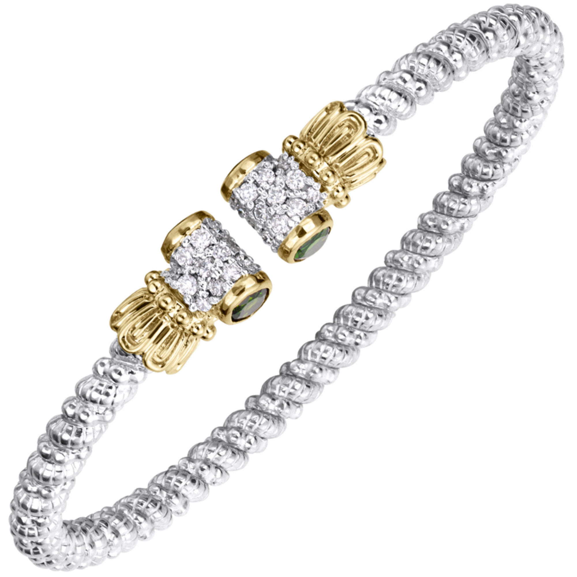 Diamond Bars Open Vahan Bracelet