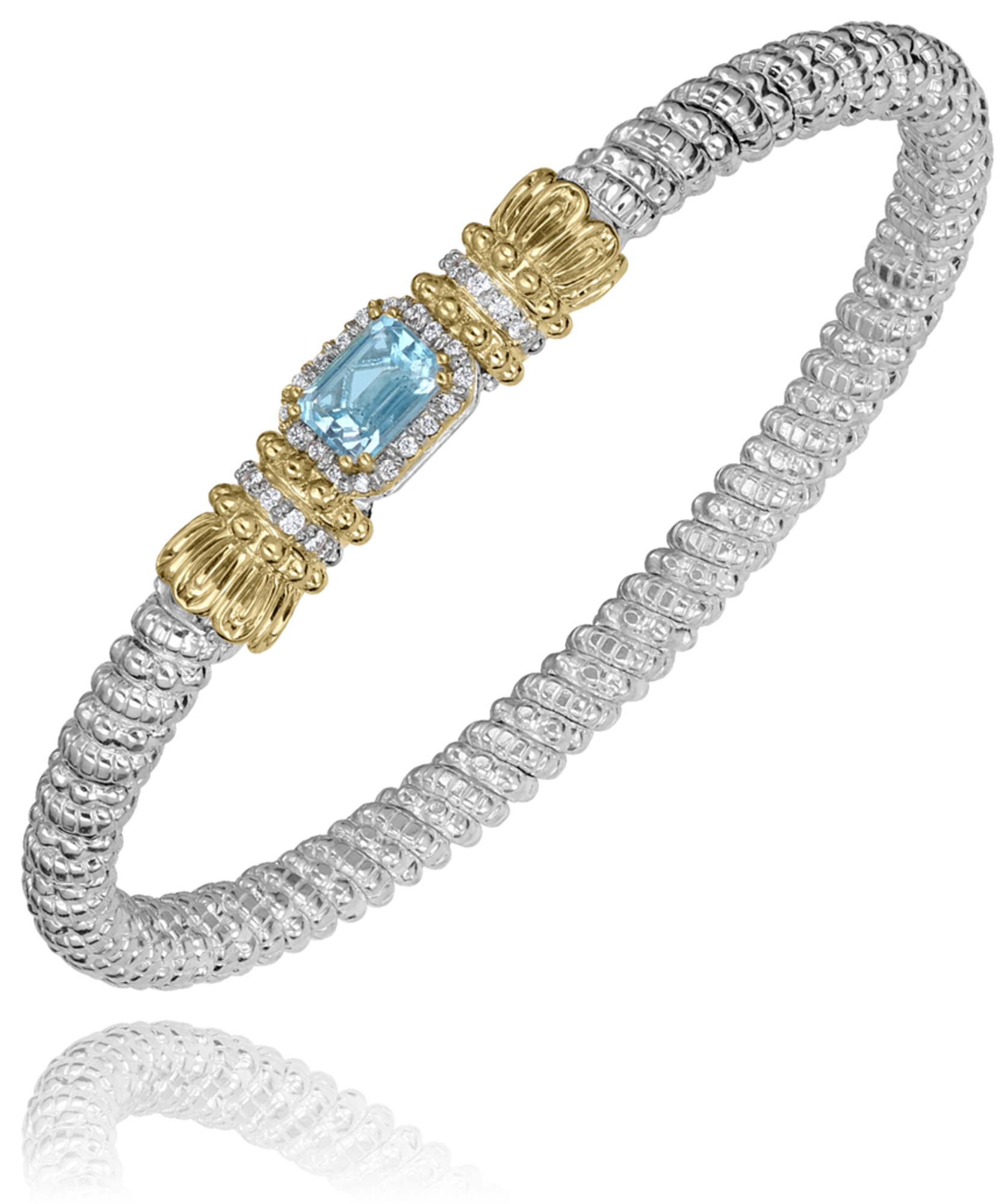 Gemstone Halo Bracelet by Alwand Vahan Gemstone Halo Bracelet by Alwand Vahan