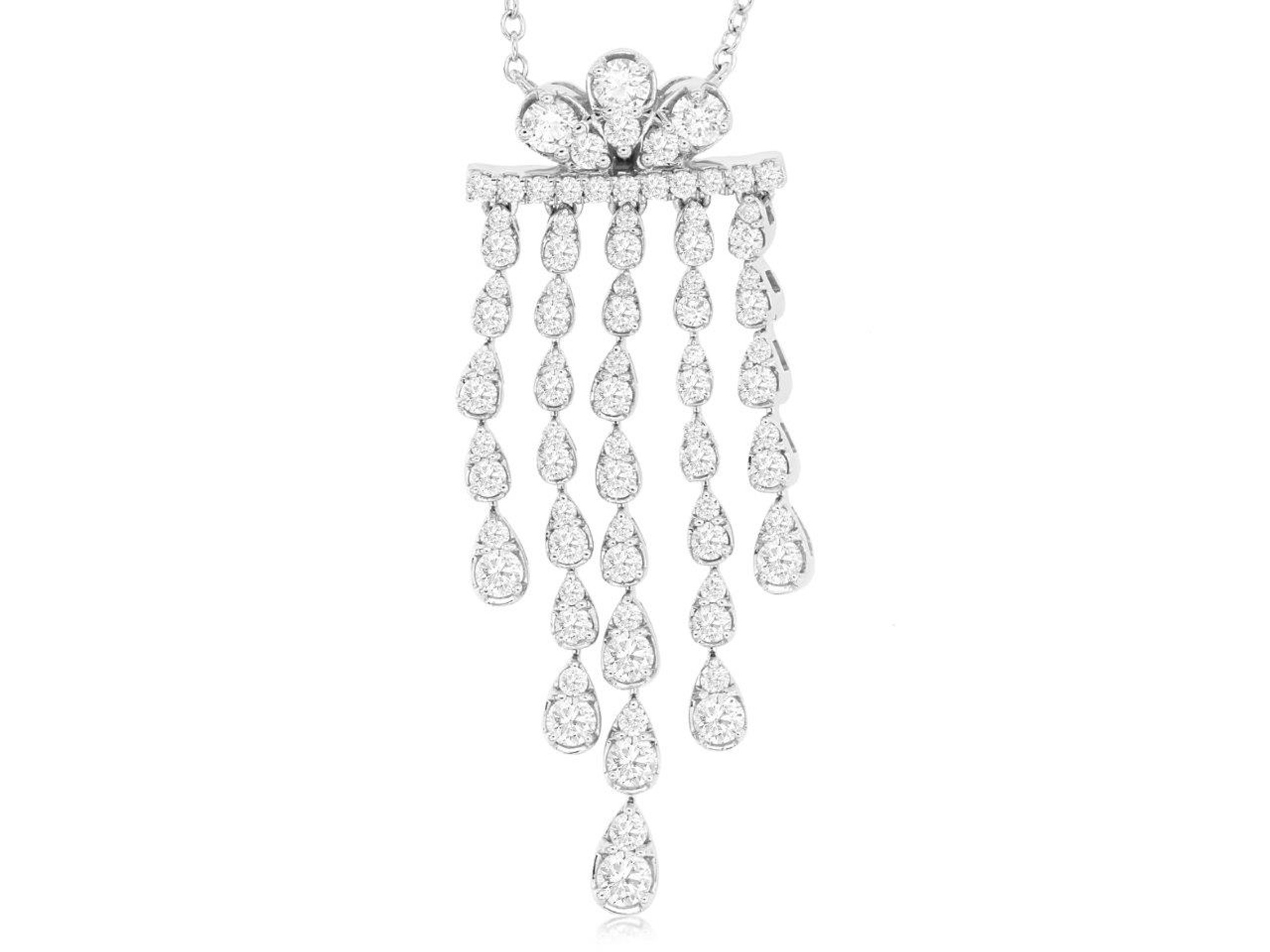 Diamond Waterfall Necklace
