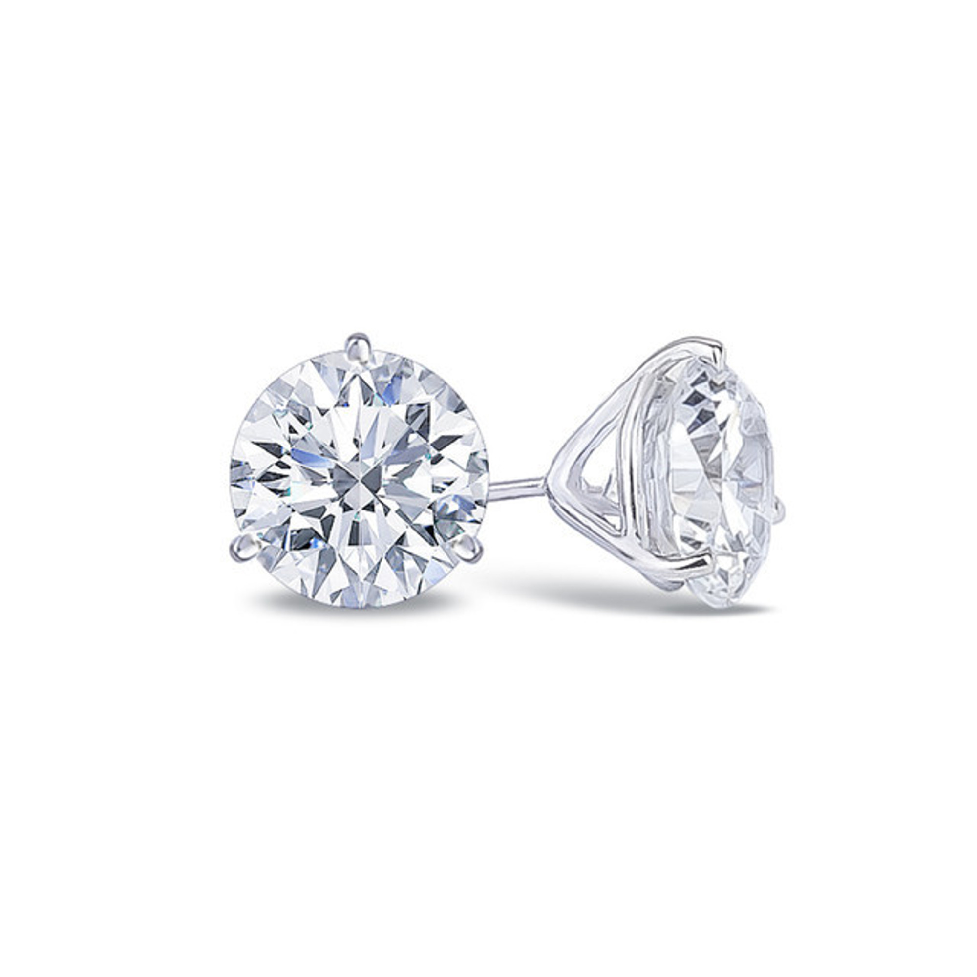 14K White Gold .30ctw Lab Grown Diamond Studs