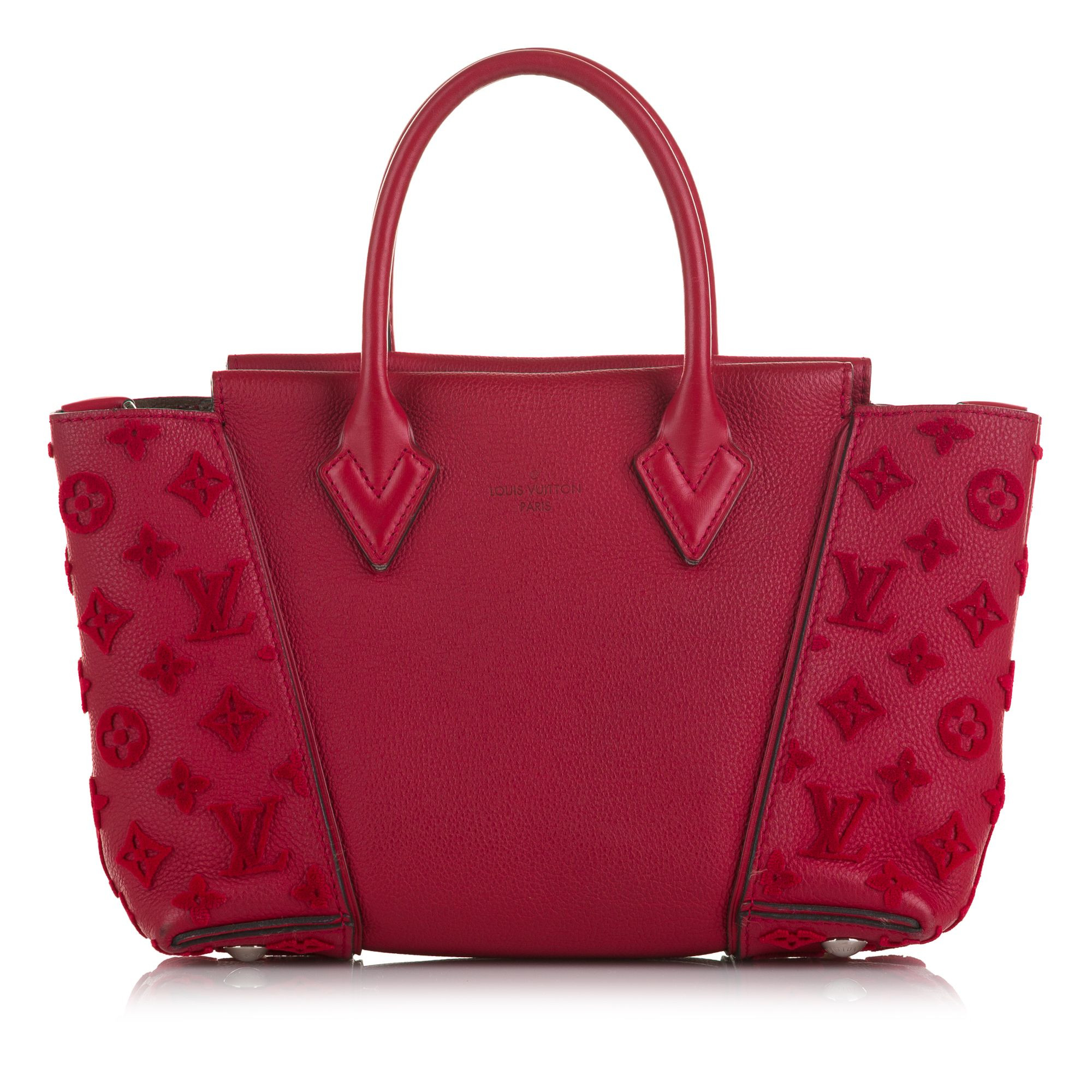 Louis Vuitton Veau Cachemire W Tote BB Red