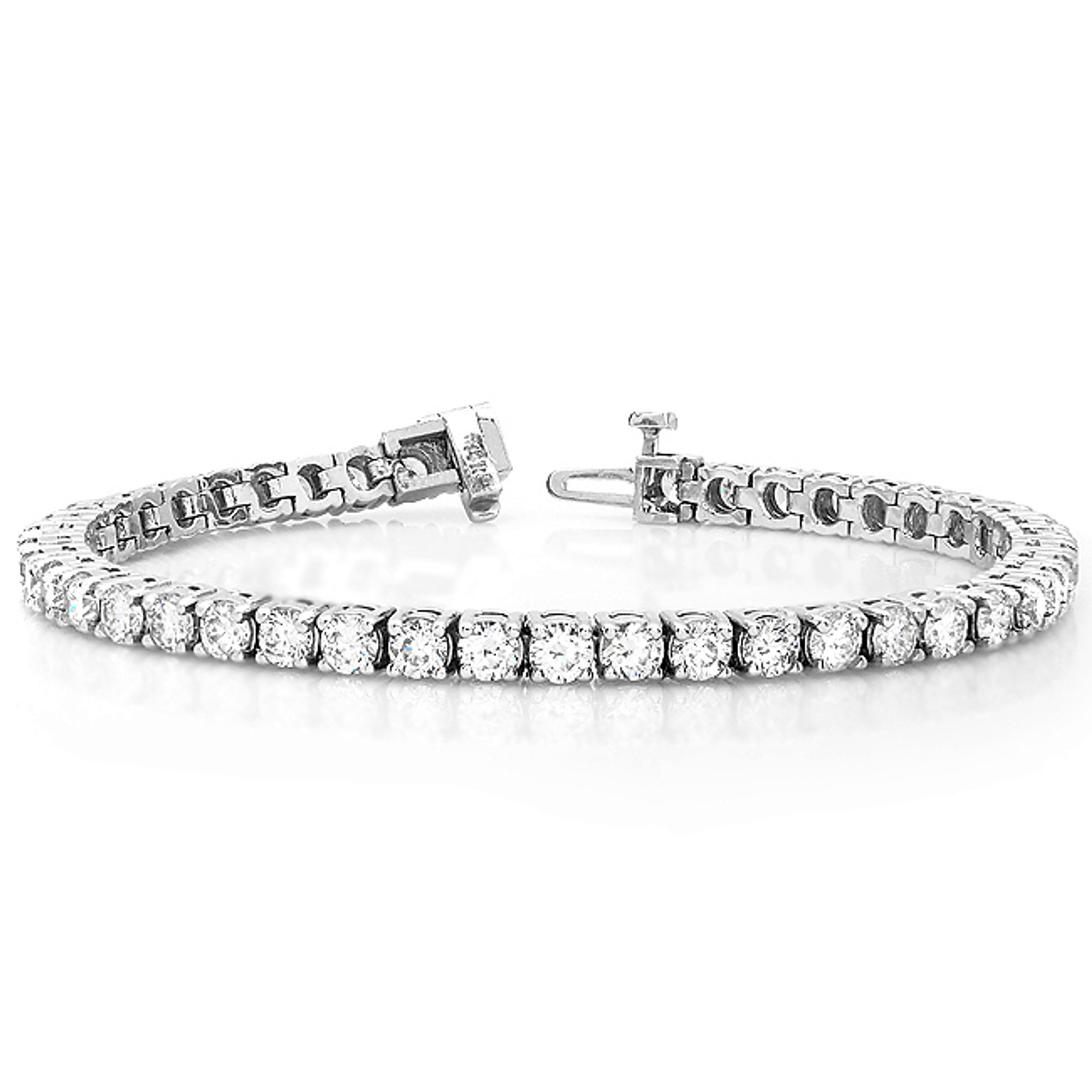 15 ct tw Diamond Tennis Bracelet in Sterling Silver  Helzberg Diamonds