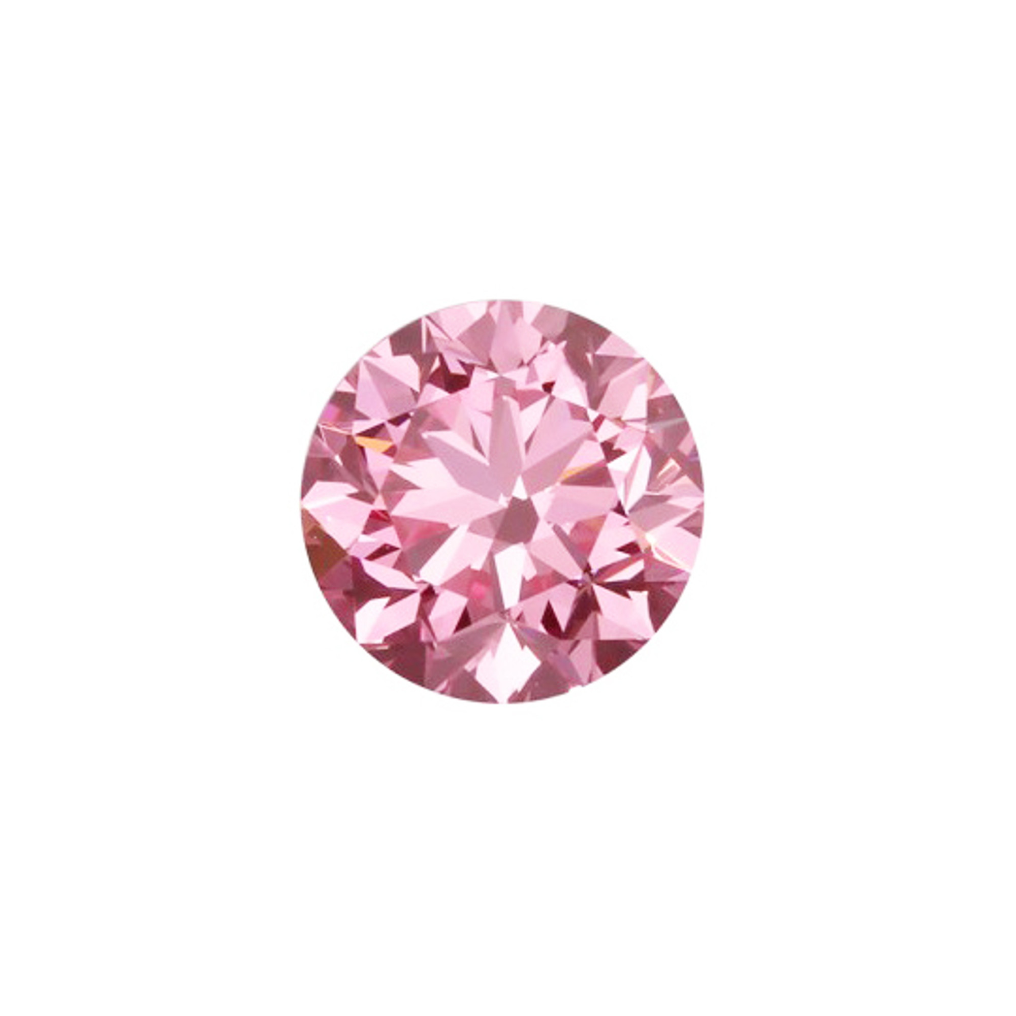 .87CT ROUND BRILLIANT PINK DIAMOND, Fancy Intense Pink, Lab Grown by PGD