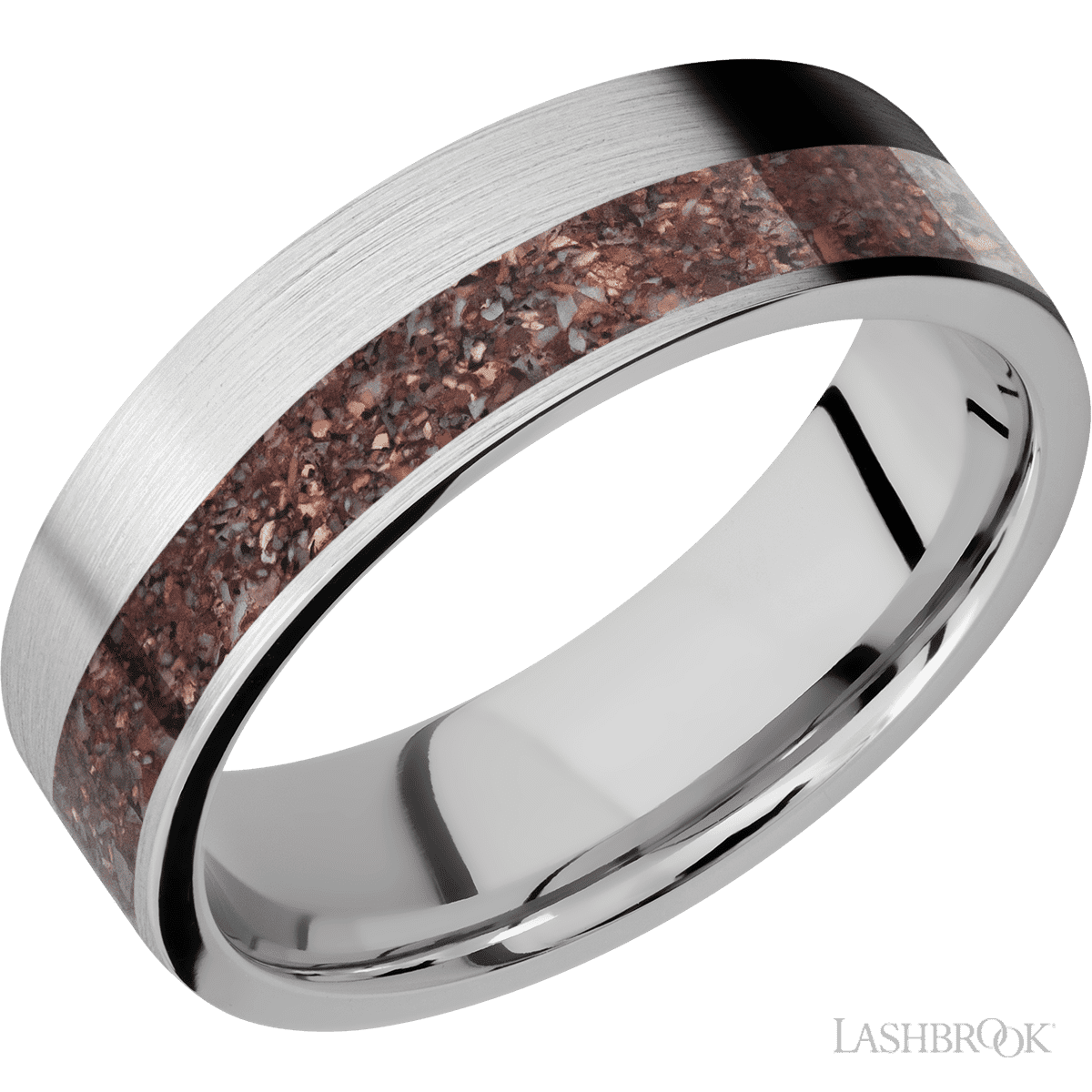 Cobalt Chrome & Mixed Dinosaur Bone Band by Lashbrook Designs