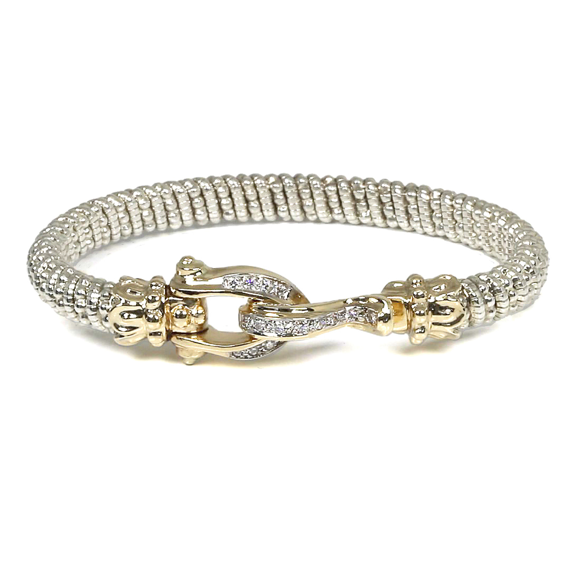 Diamond Buckle Bracelet by Alwand Vahan