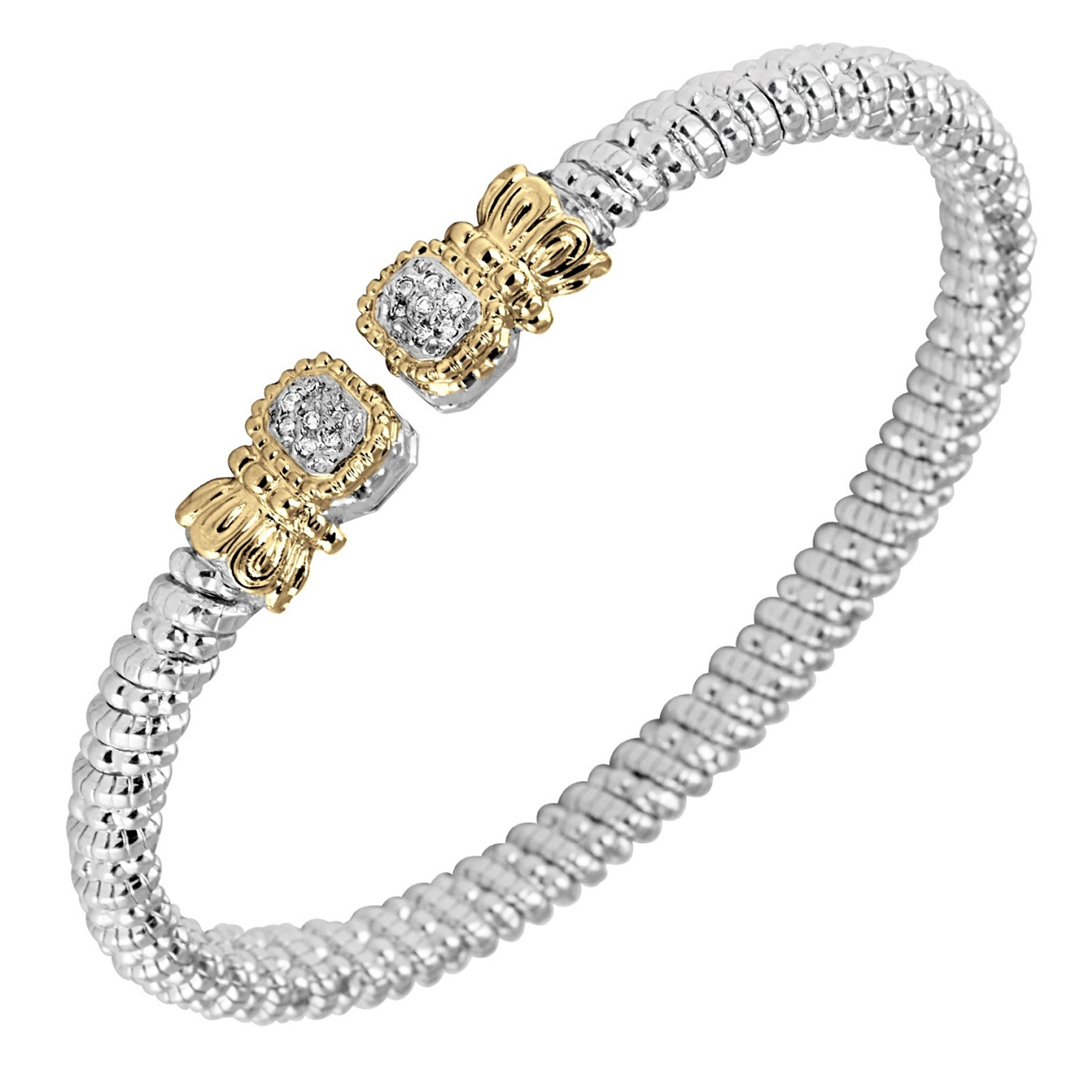 Diamond Bracelet by Vahan, Diamond Cushion Ends