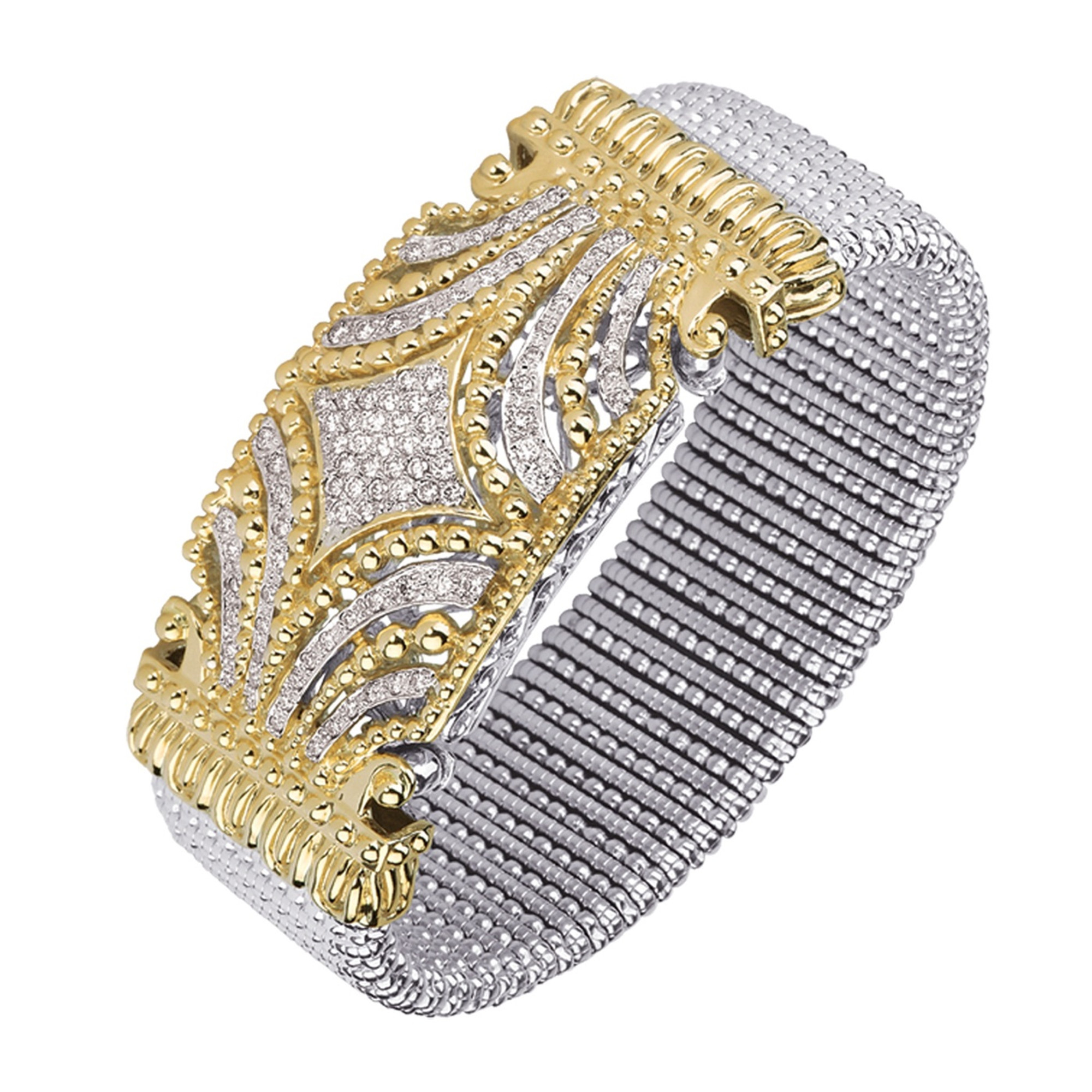 Alwand Vahan Wide Diamond Bracelet