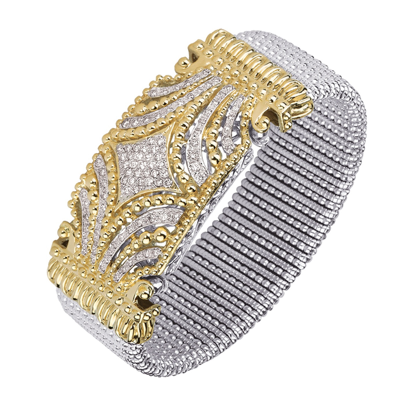 Alwand Vahan Wide Diamond Bracelet