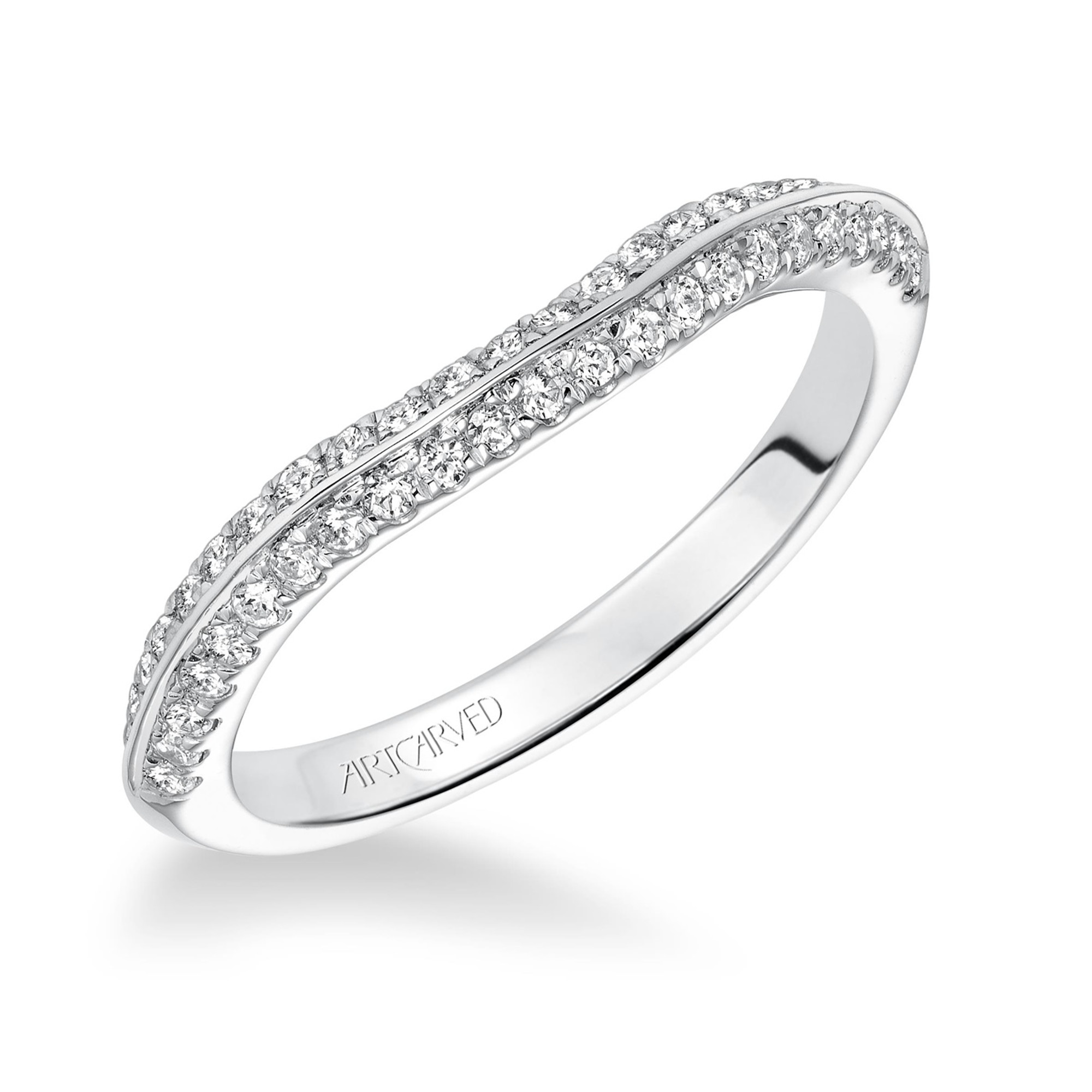 SIENNA ArtCarved Diamond Band