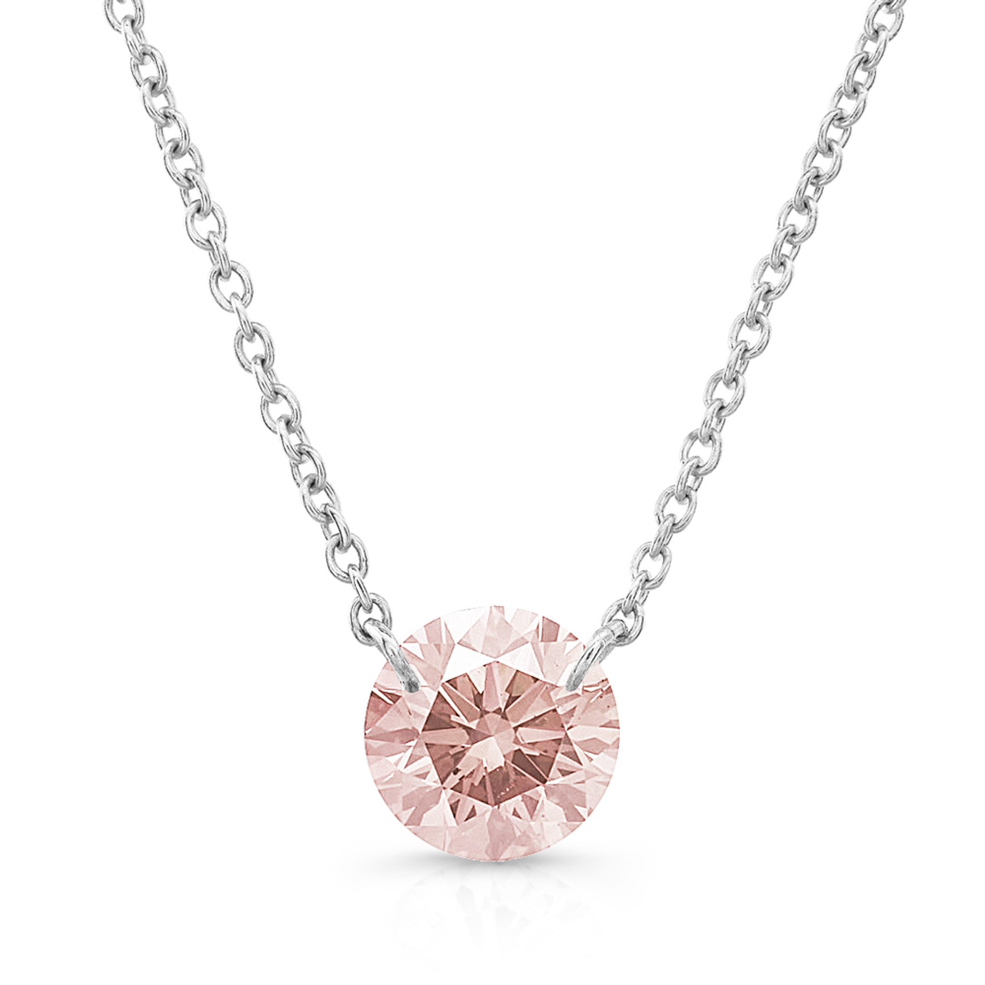 Pink Gold Diamond Necklace Joy Cœur | Messika 11437-PG