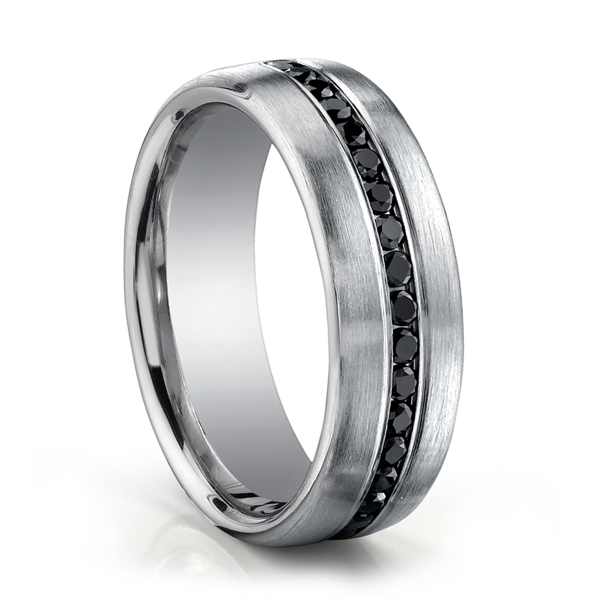 Stella | Black Titanium Solitaire Ring | Titanium Rings