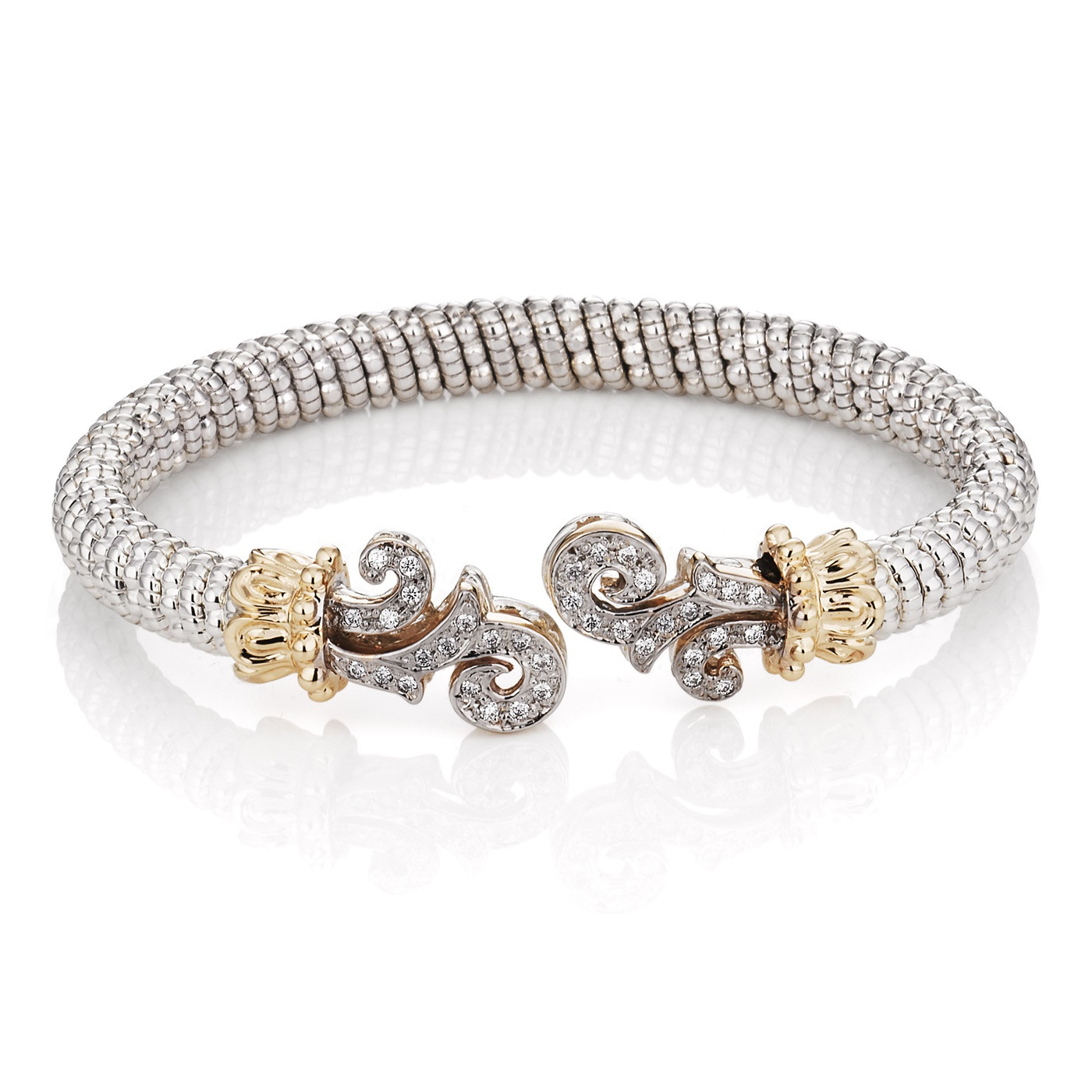 Alwand Vahan Diamond Scroll Bracelet - 21578